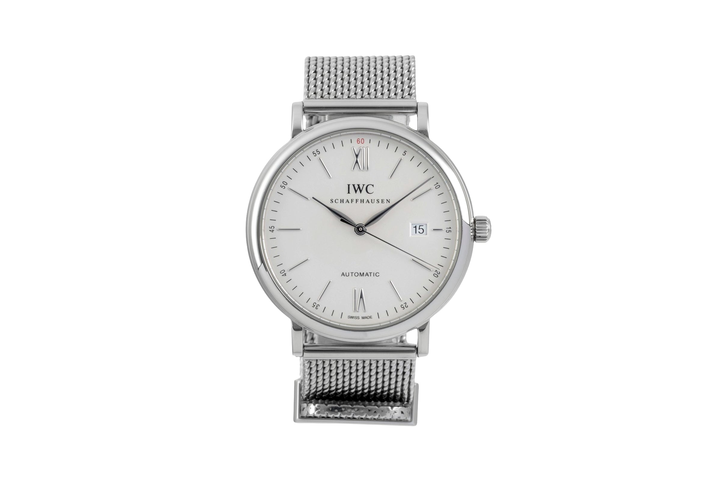 IWC Portofino 40 Edelstahl Automatik Herrenuhr Ref. IW356505 Papiere 2014 [2604833]