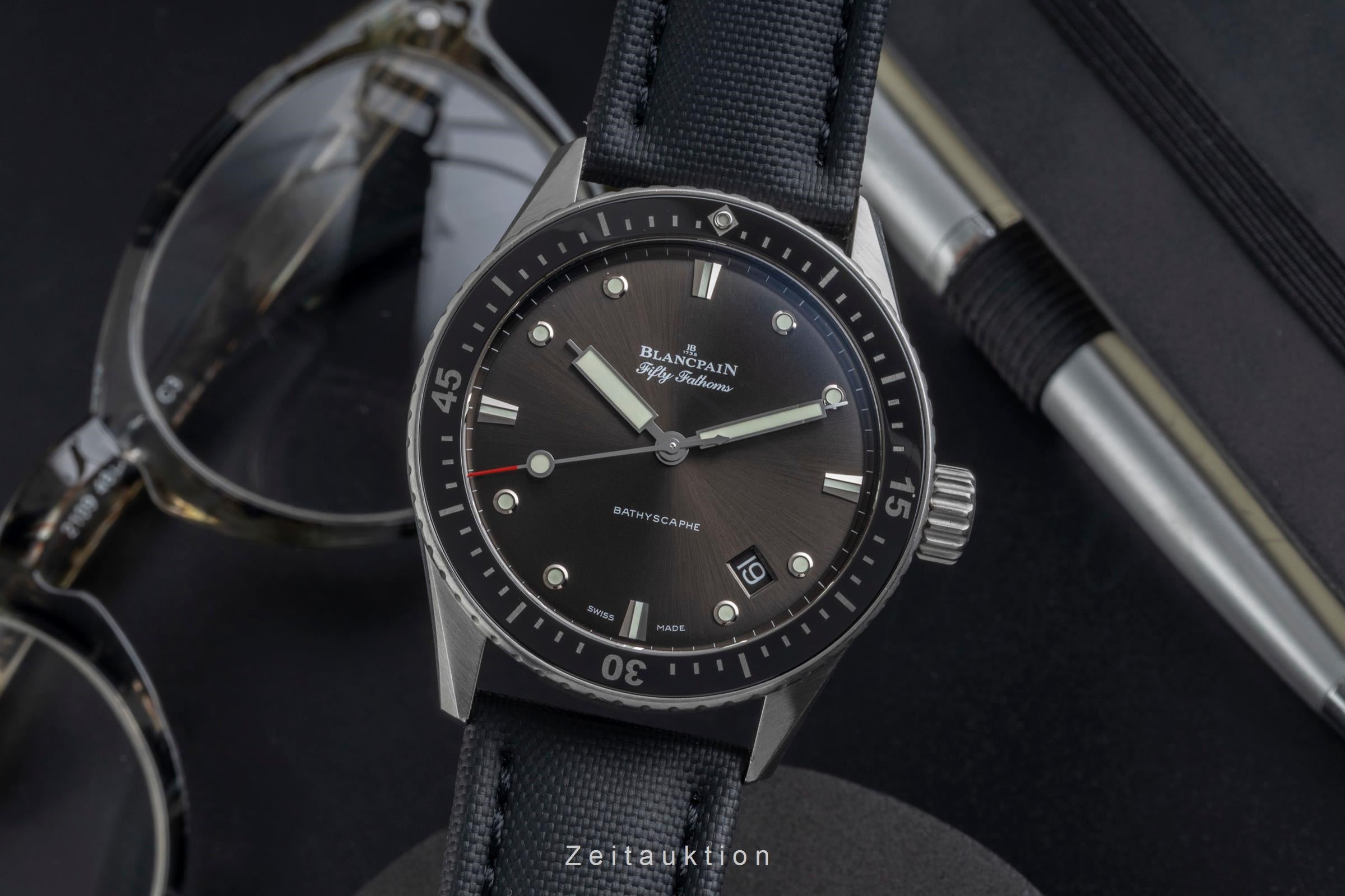 Blancpain Fifty Fathoms acciaio automatismo orologio da uomo 5000-1110-52A	  [2604835]