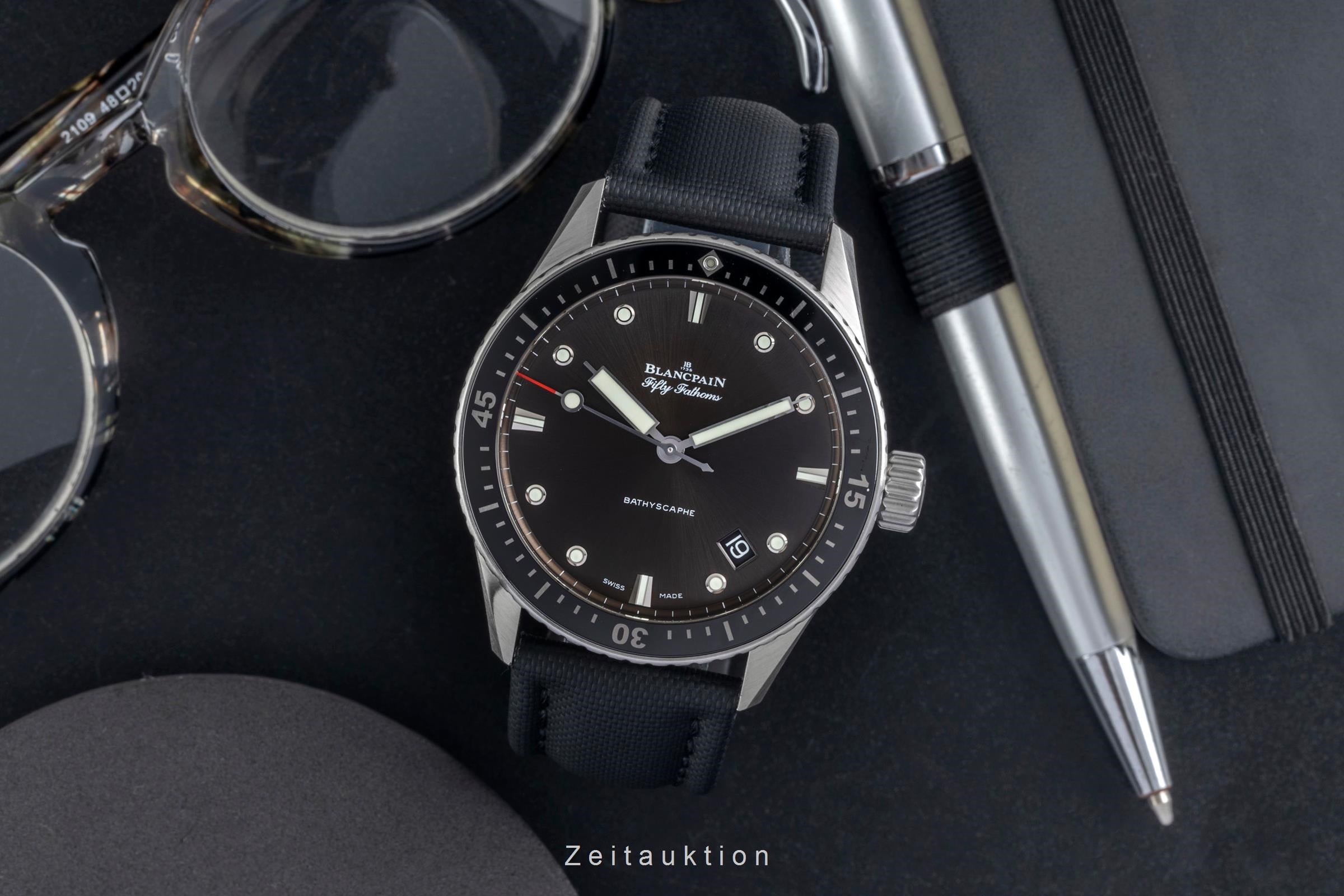 Blancpain Fifty Fathoms acciaio automatismo orologio da uomo 5000-1110-52A	  [2604835]