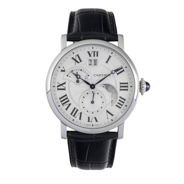 Cartier Rotonde de Cartier Grossdatum Retrograde 2. Zeitzone W1556368 Papiere [2604837]