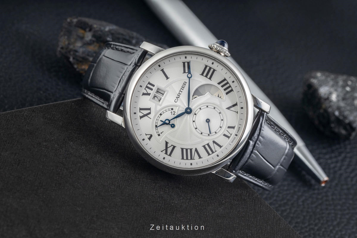 Cartier Rotonde de Cartier Grossdatum Retrograde 2. Zeitzone W1556368 Papiere [2604837]