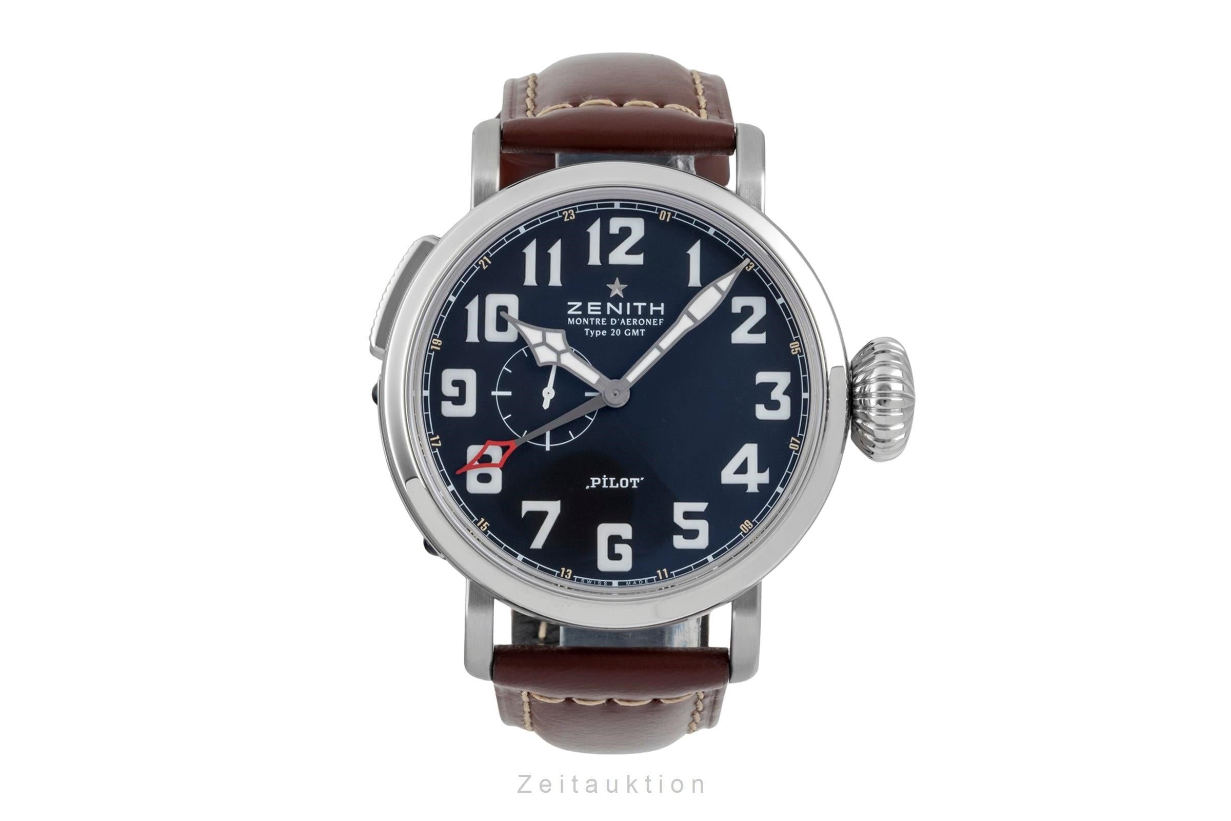 Zenith Pilot Type 20 GMT Edelstahl Automatik Herrenuhr Ref. 03.2430.693/21.C723  [2604840]