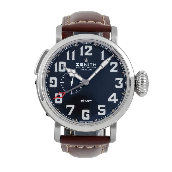 Zenith Pilot Type 20 GMT Edelstahl Automatik Herrenuhr Ref. 03.2430.693/21.C723  [2604840]