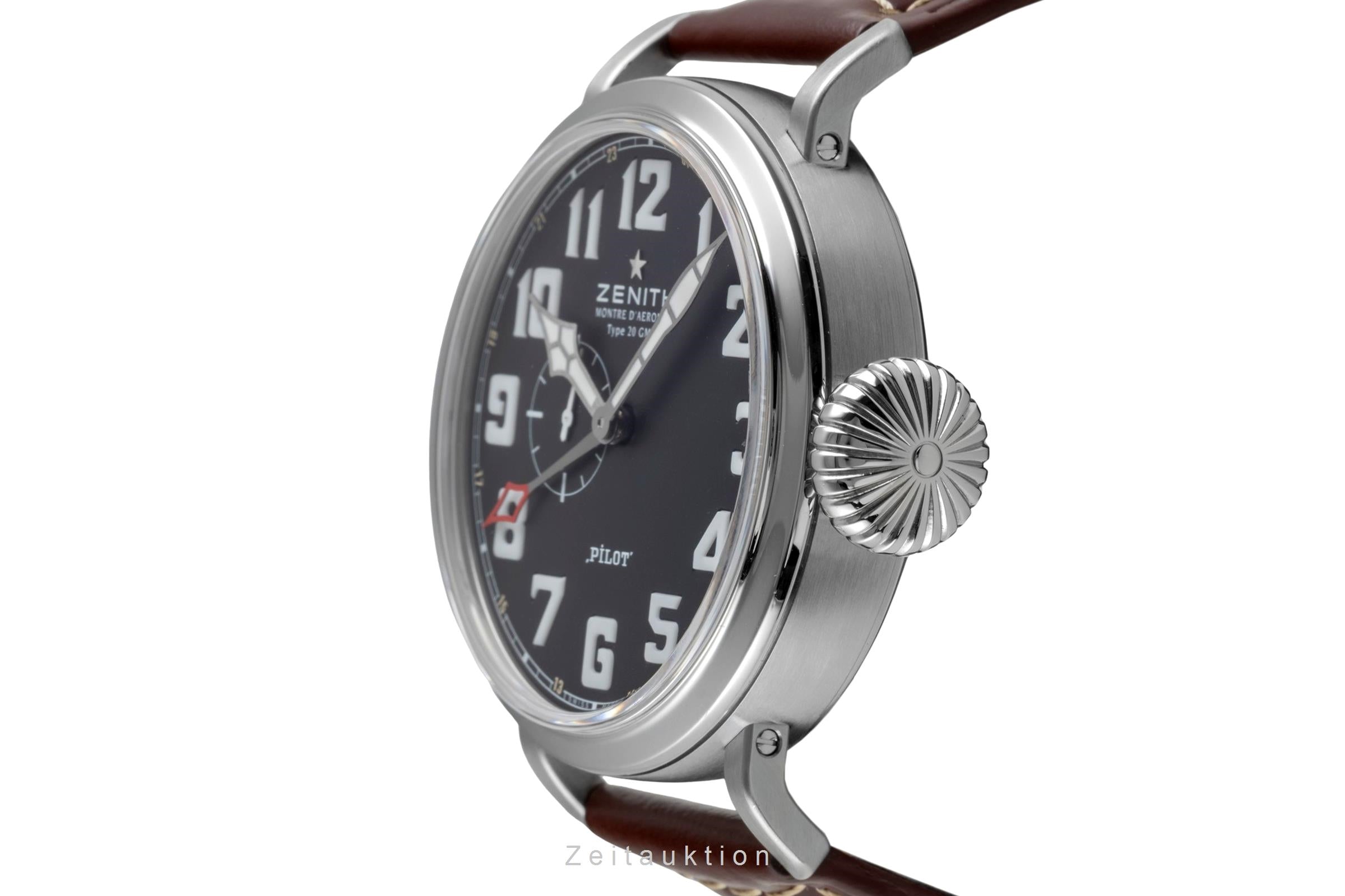 Zenith Pilot Type 20 GMT Edelstahl Automatik Herrenuhr Ref. 03.2430.693/21.C723  [2604840]