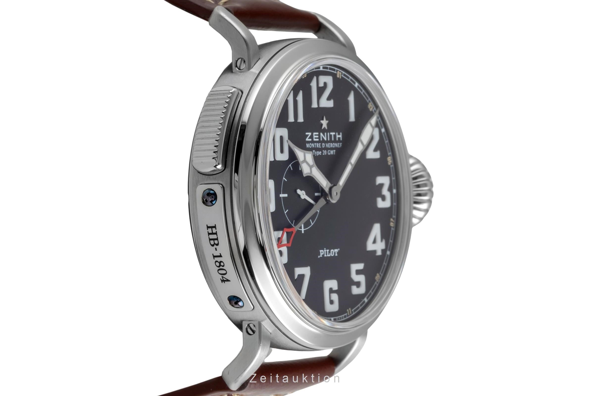 Zenith Pilot Type 20 GMT Edelstahl Automatik Herrenuhr Ref. 03.2430.693/21.C723  [2604840]