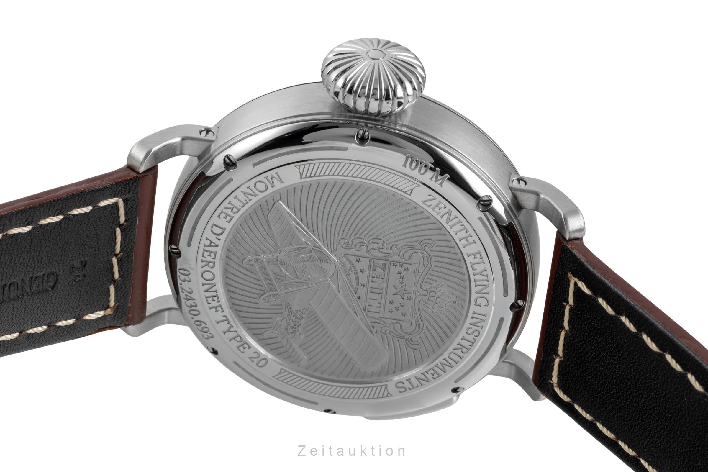 Zenith Pilot Type 20 GMT Edelstahl Automatik Herrenuhr Ref. 03.2430.693/21.C723  [2604840]