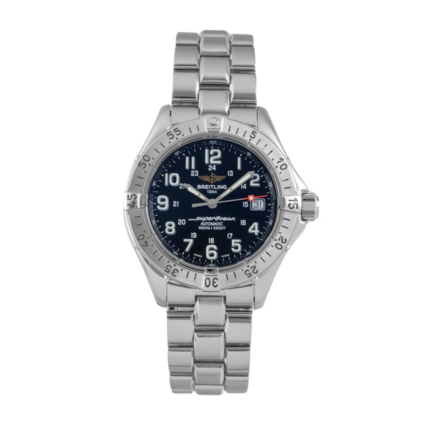 Breitling Superocean acero automático reloj para caballeros A17340  [2604842]