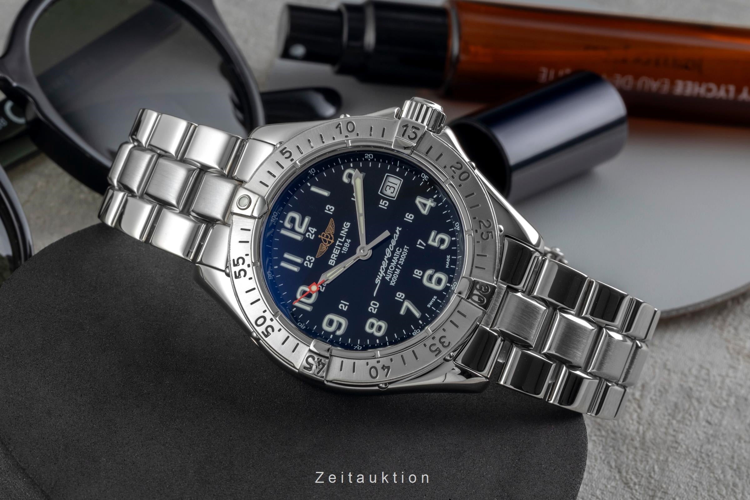 Breitling Superocean acero automático reloj para caballeros A17340  [2604842]