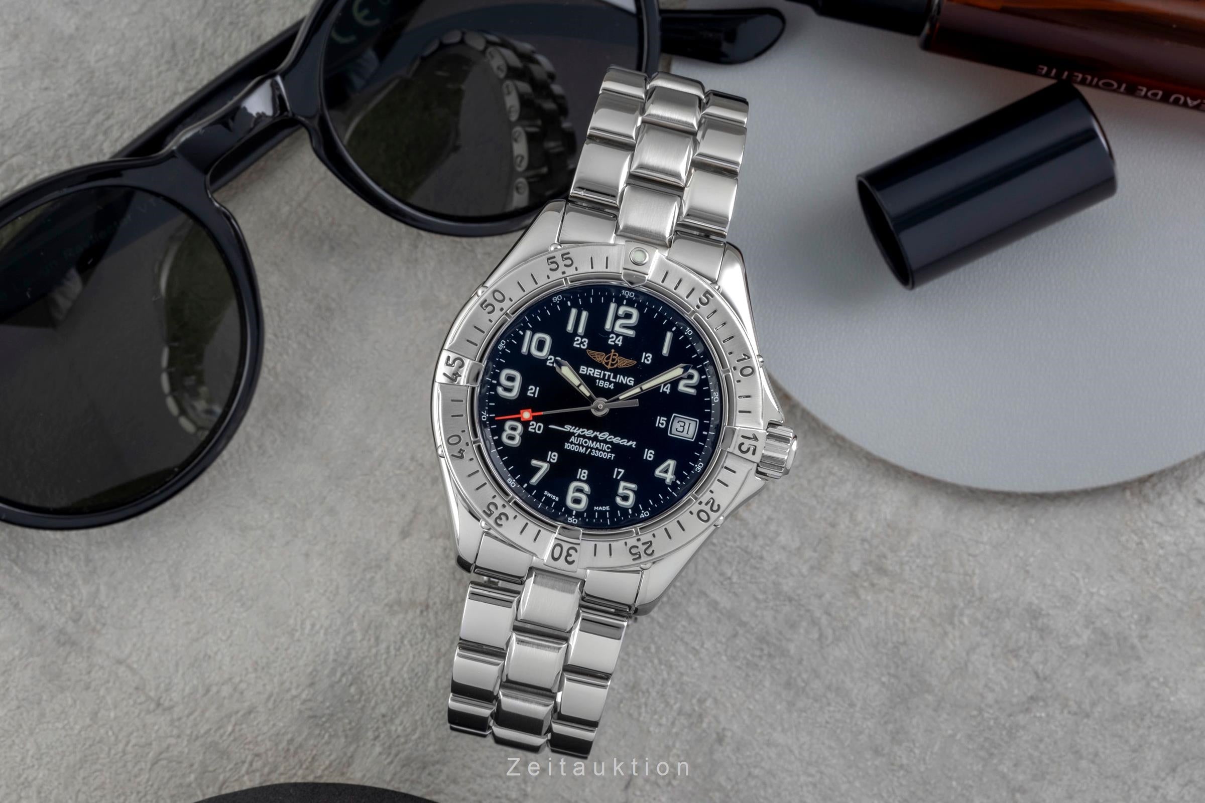 Breitling Superocean acero automático reloj para caballeros A17340  [2604842]