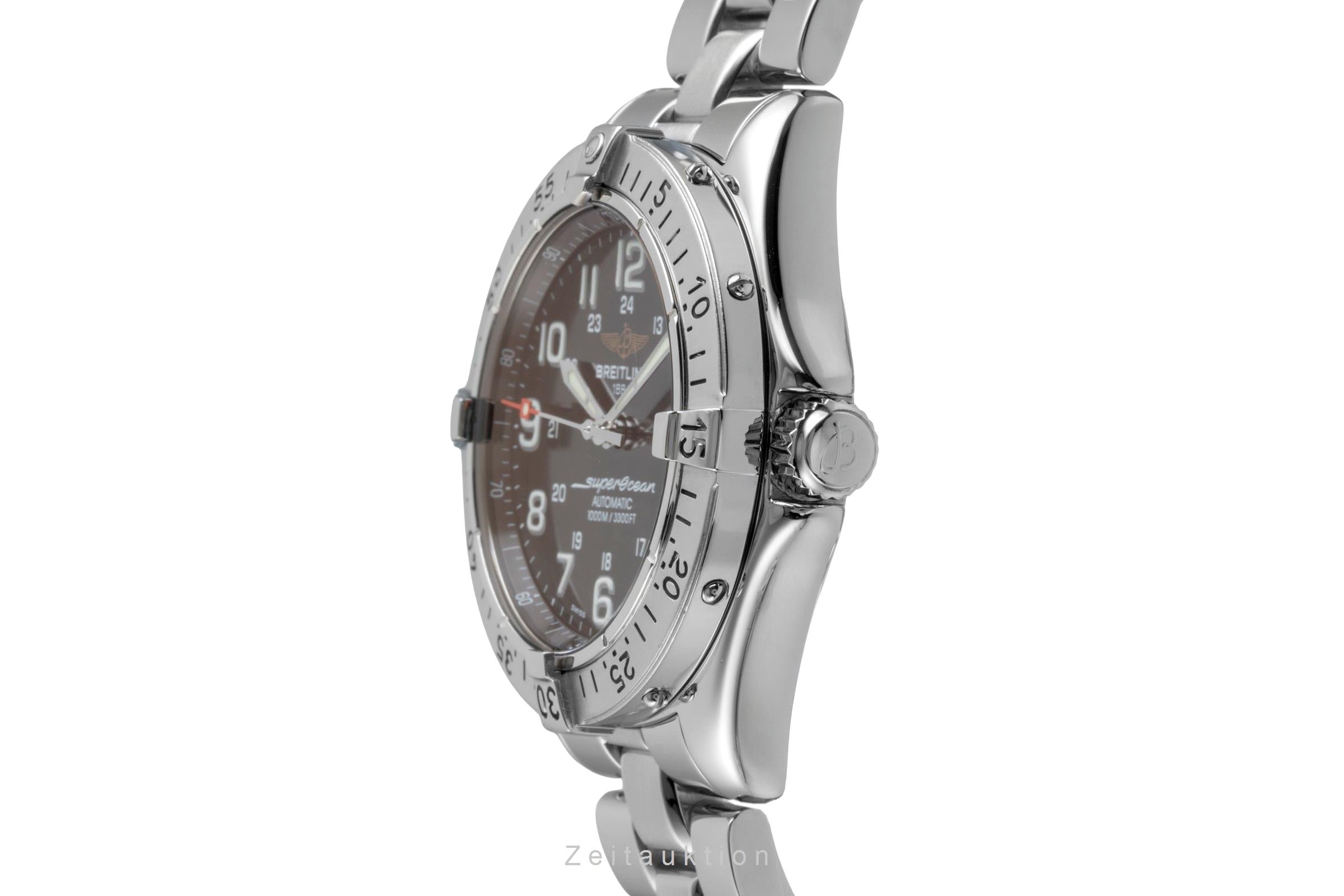 Breitling Superocean acero automático reloj para caballeros A17340  [2604842]