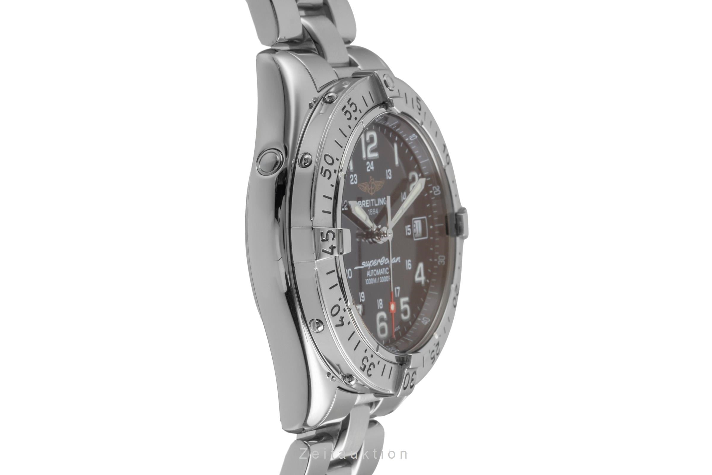 Breitling Superocean acero automático reloj para caballeros A17340  [2604842]
