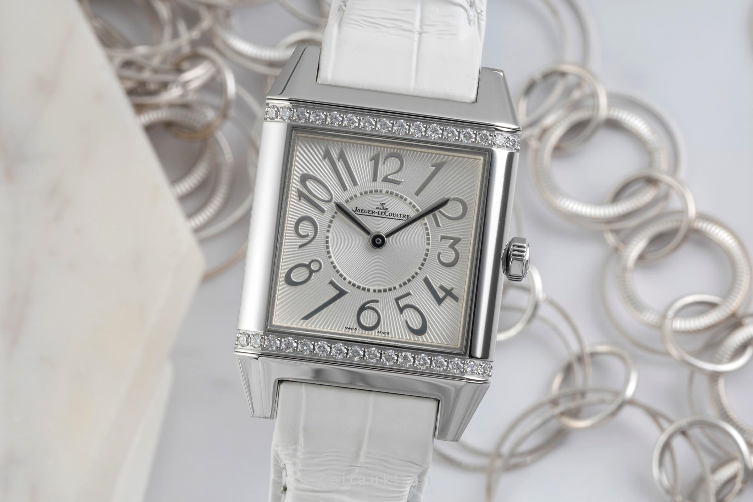 Jaeger LeCoultre Reverso steel quartz Kal. 657 Ref. Q7038420 | 2604843