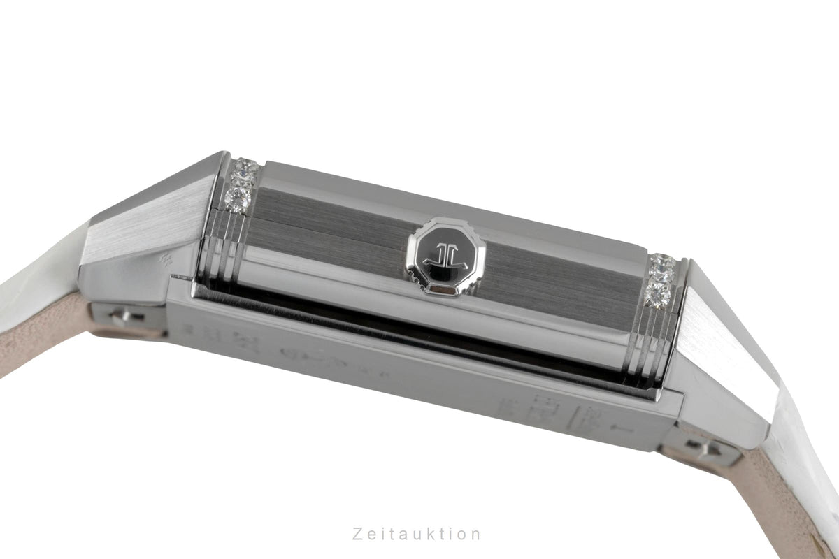 Jaeger-LeCoultre Reverso Squadra Diamanten Edelstahl Damenuhr Ref. 234.8.47  [2604843]