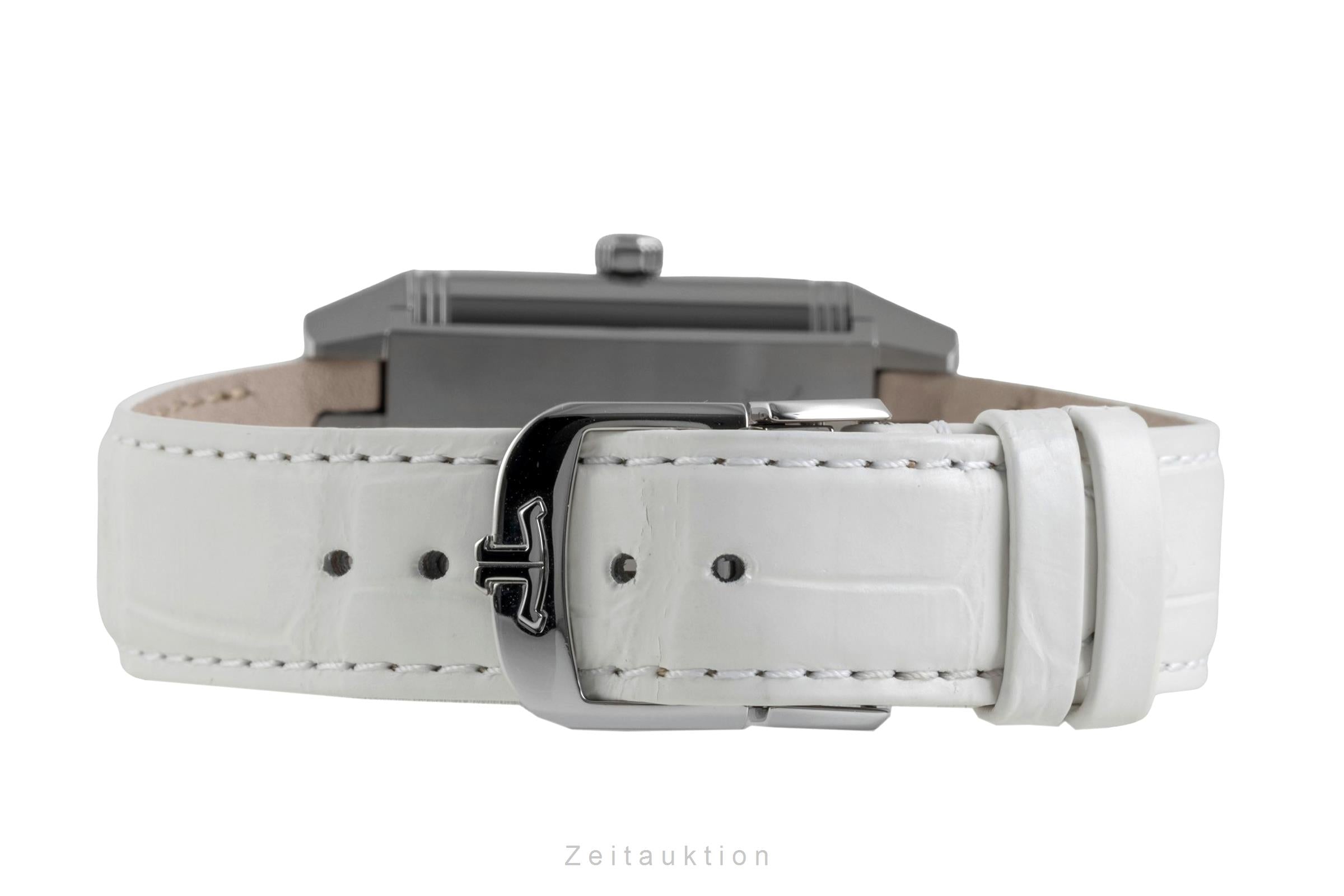 Jaeger-LeCoultre Reverso Squadra Diamanten Edelstahl Damenuhr Ref. 234.8.47  [2604843]