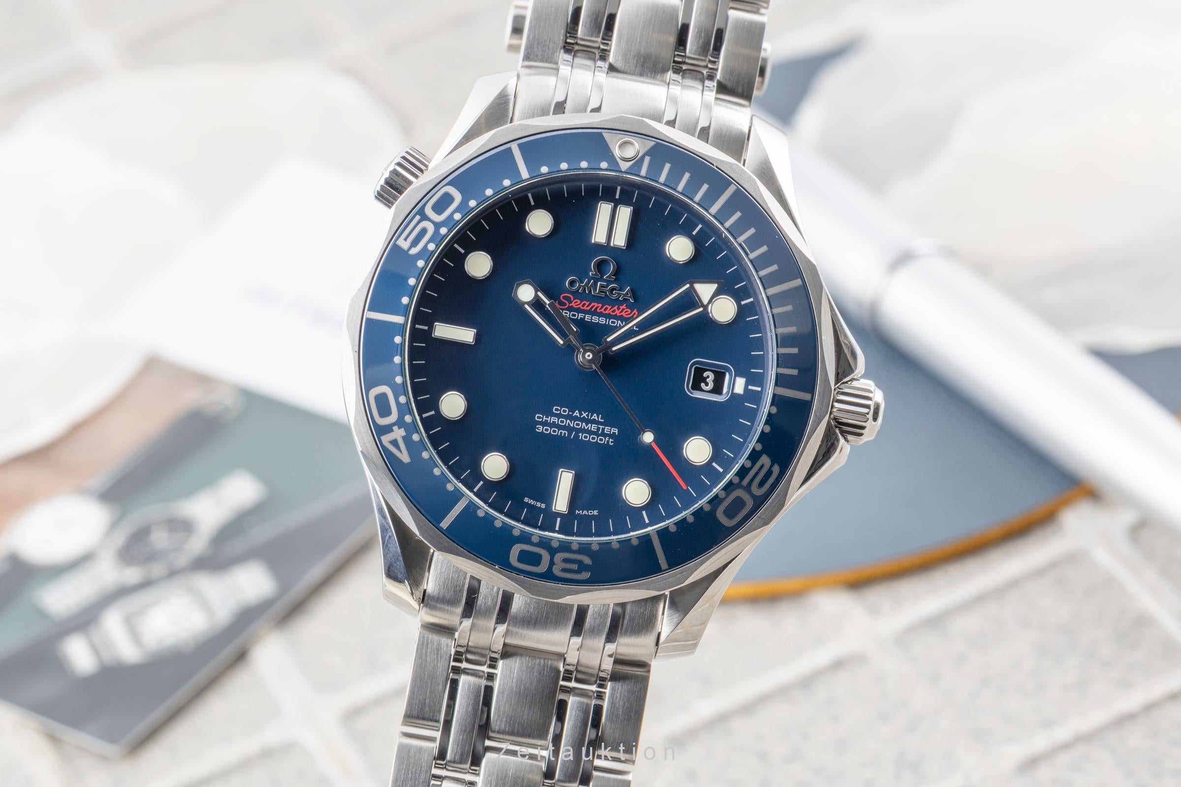 Omega Seamaster acier automatique montre pour hommes 212.30.41.20.03.001 LP: 6500EUR  [2604844]