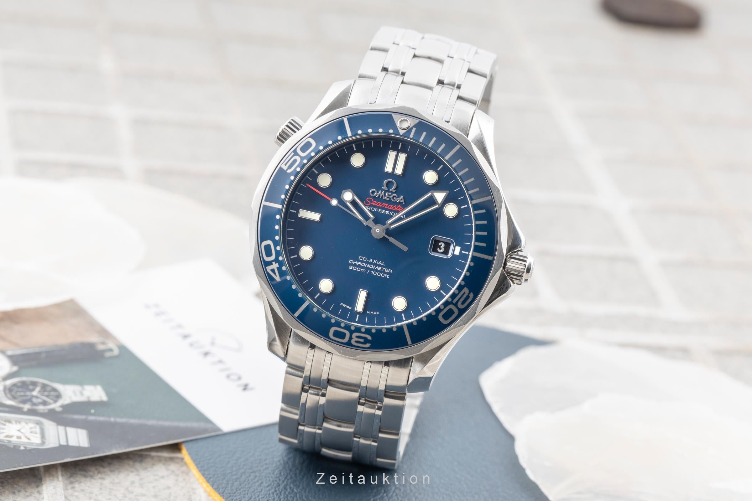 Omega Seamaster acier automatique montre pour hommes 212.30.41.20.03.001 LP: 6500EUR  [2604844]