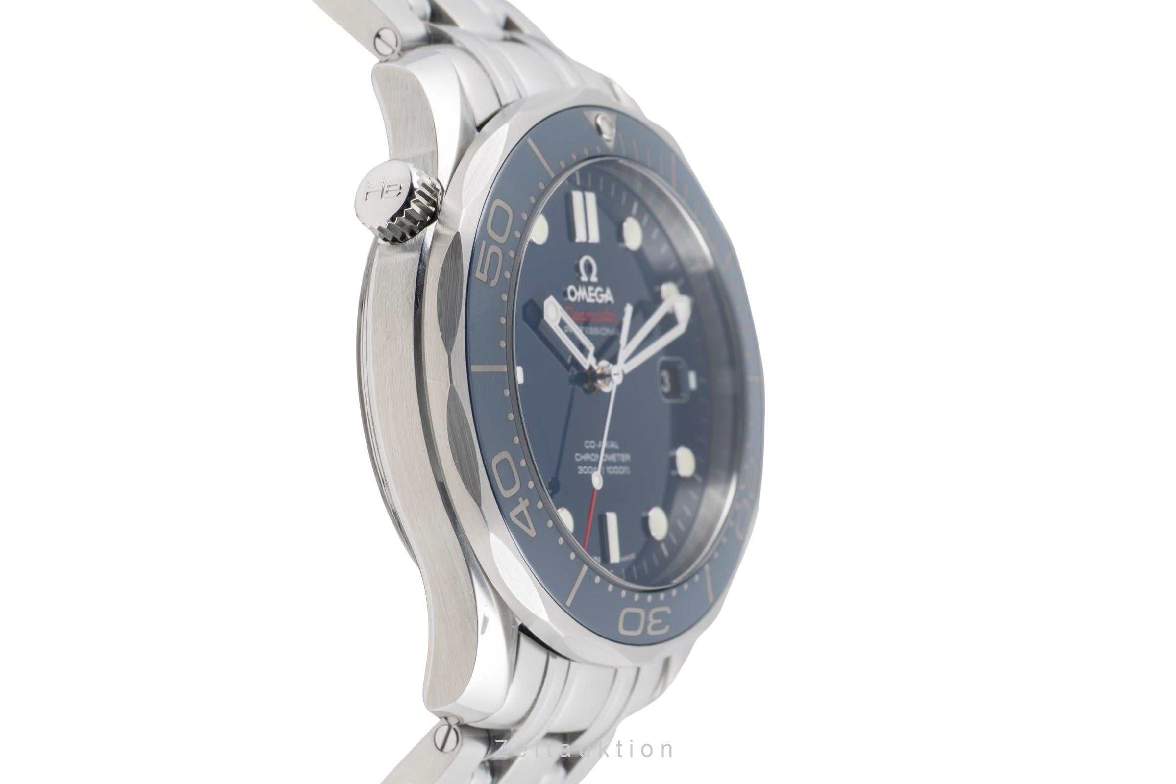 Omega Seamaster acier automatique montre pour hommes 212.30.41.20.03.001 LP: 6500EUR  [2604844]