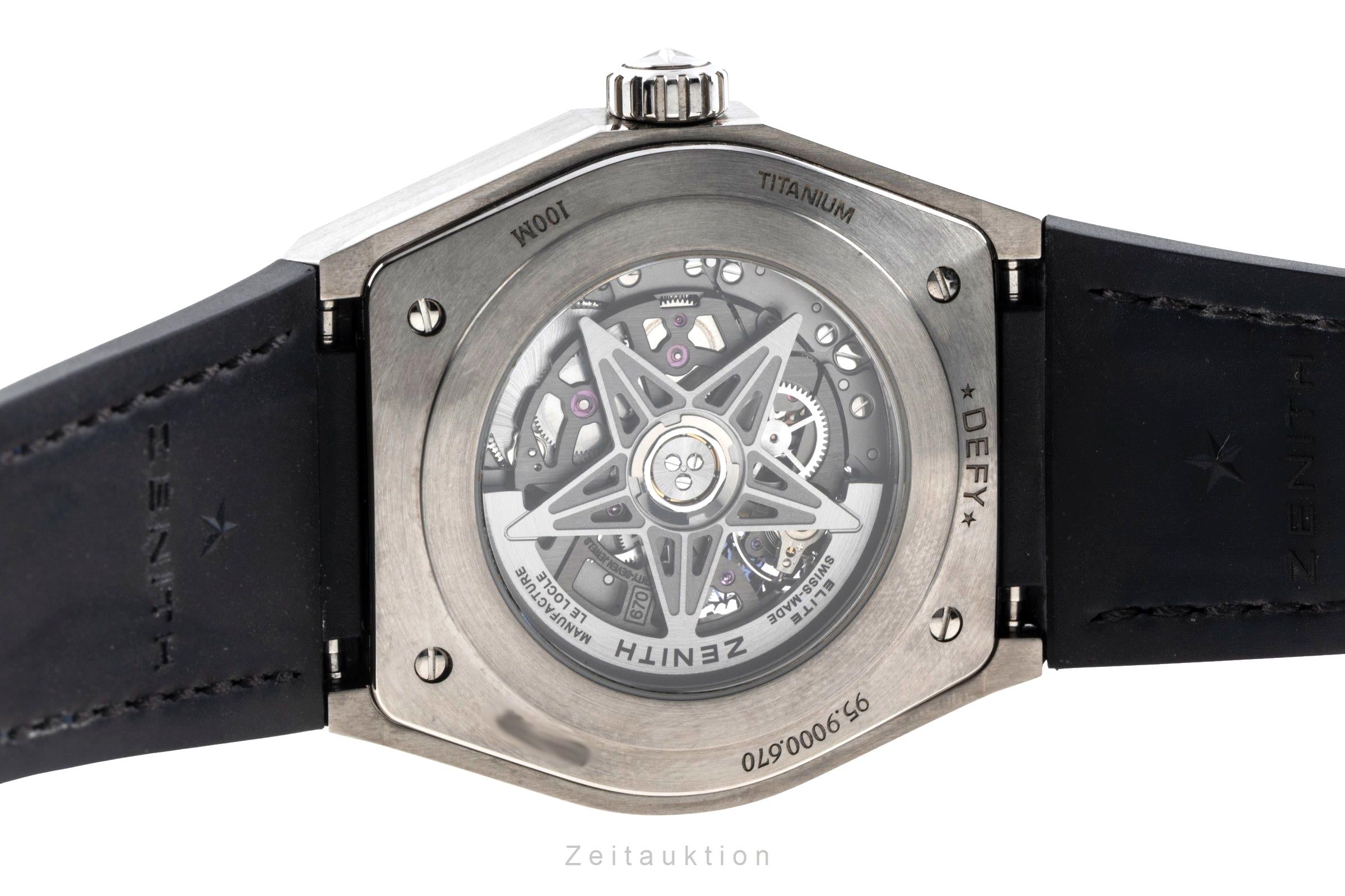 Zenith Defy titanium automatic men's watch 95.9000.670/78.R584	  [2604846]