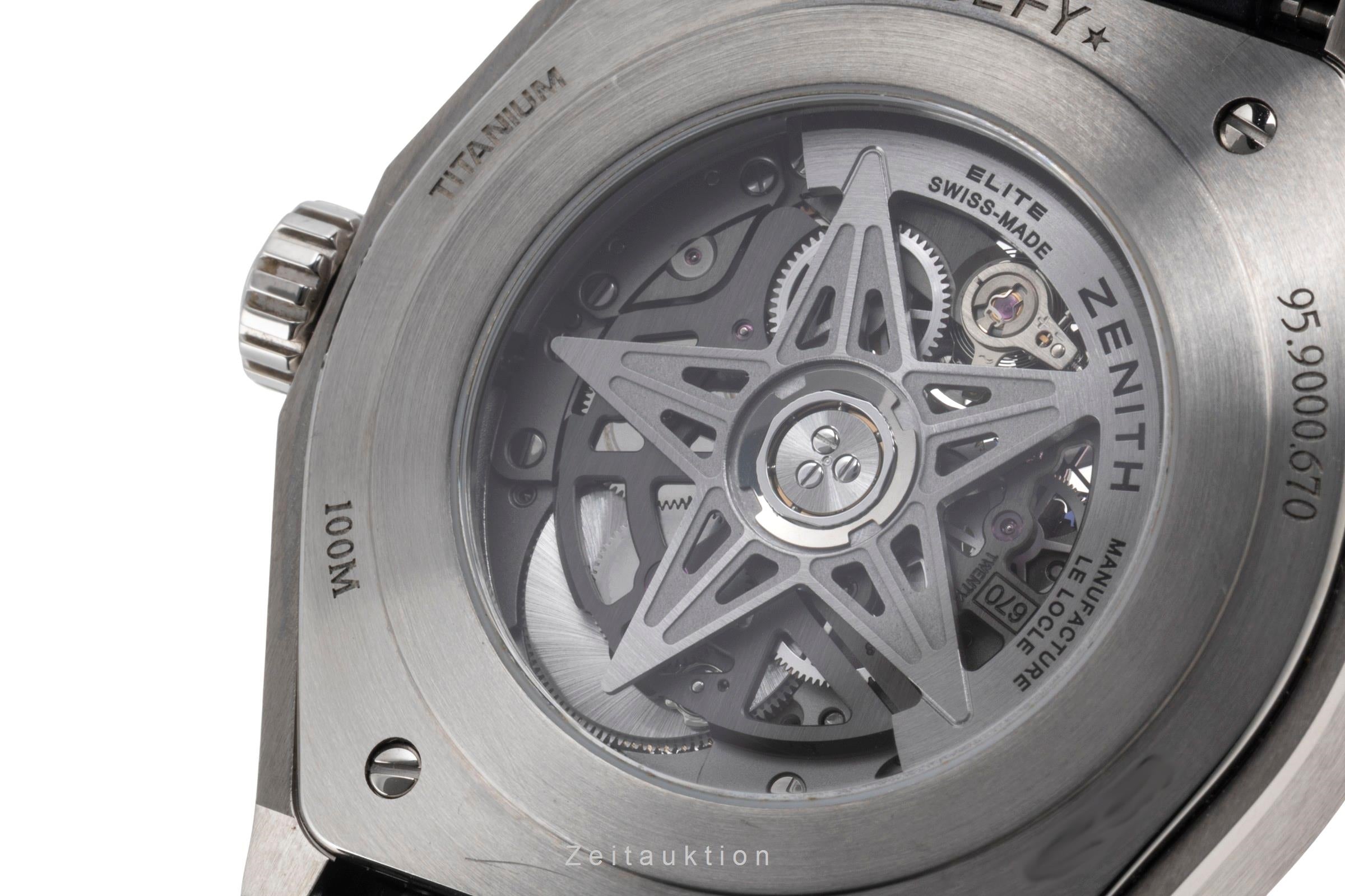 Zenith Defy titanium automatic men's watch 95.9000.670/78.R584	  [2604846]