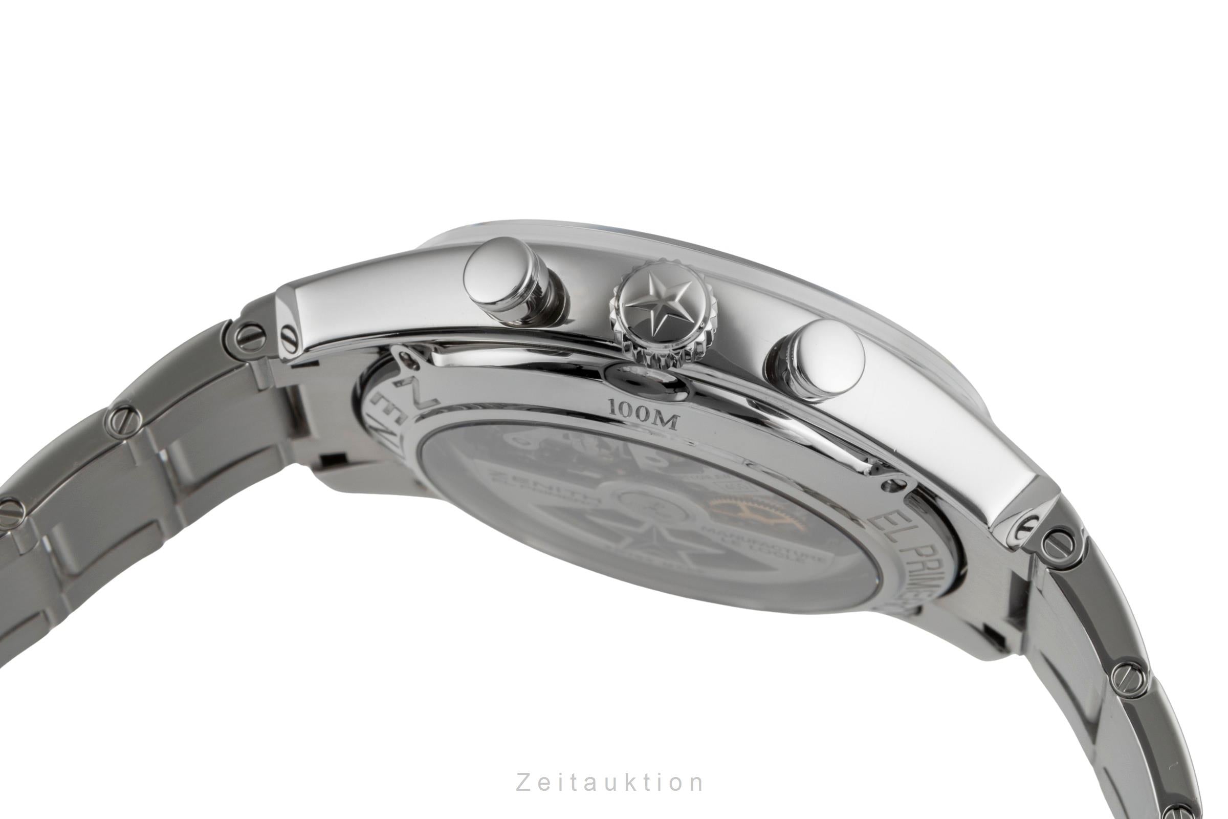 Zenith El Primero Chronograph Automatik Stahl Ref. 03.2040.400/21.M2040 B&P [2604847]