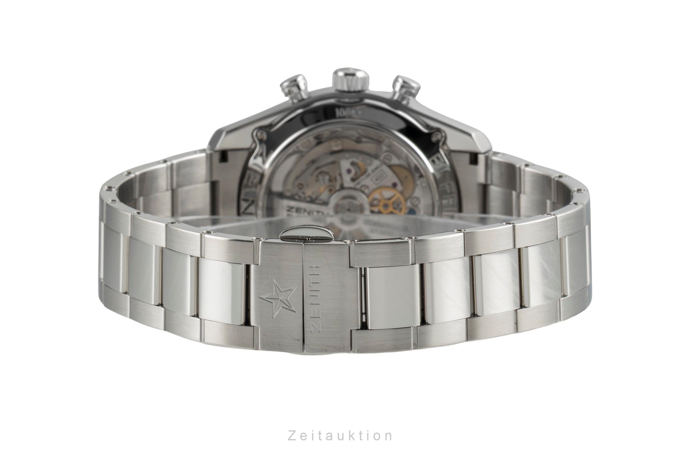 Zenith El Primero Chronograph Automatik Stahl Ref. 03.2040.400/21.M2040 B&P [2604847]