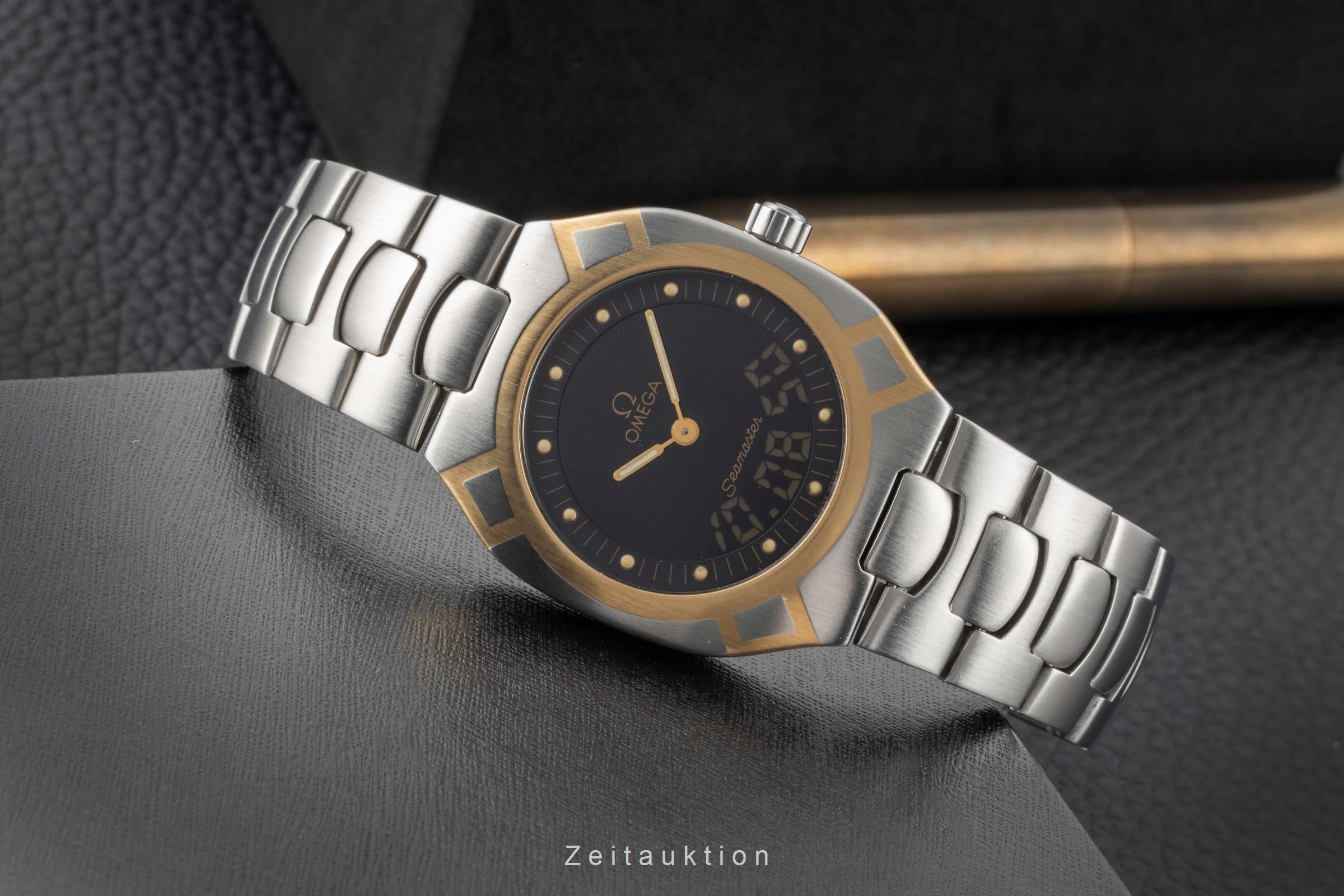 Omega Seamaster chronograph steel / gold quartz men's watch 2540.50.00  386.0822  [2604857]