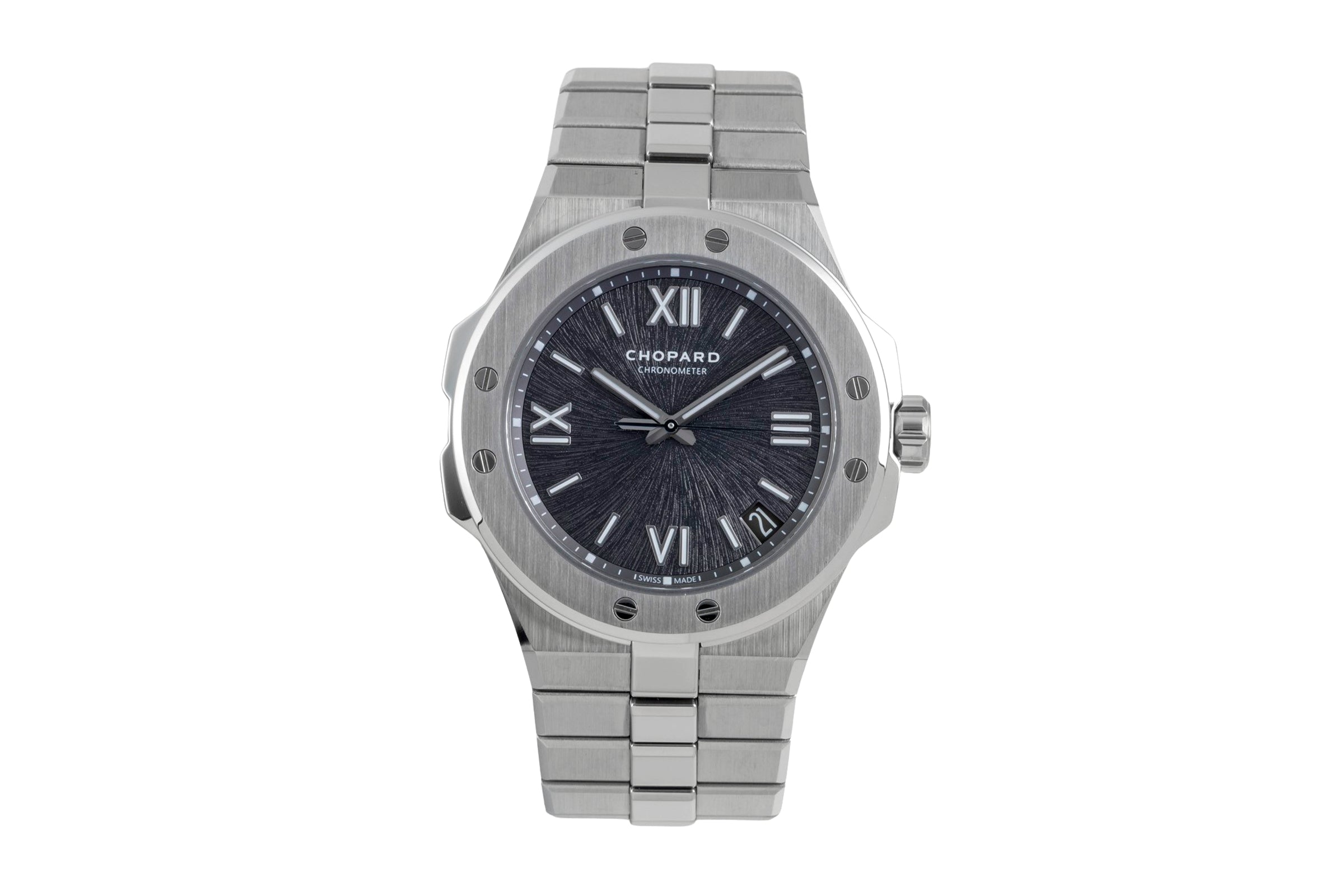 Chopard Alpine Eagle acier automatique montre pour hommes 298600-3002 LP: 16100EUR  [2604860]