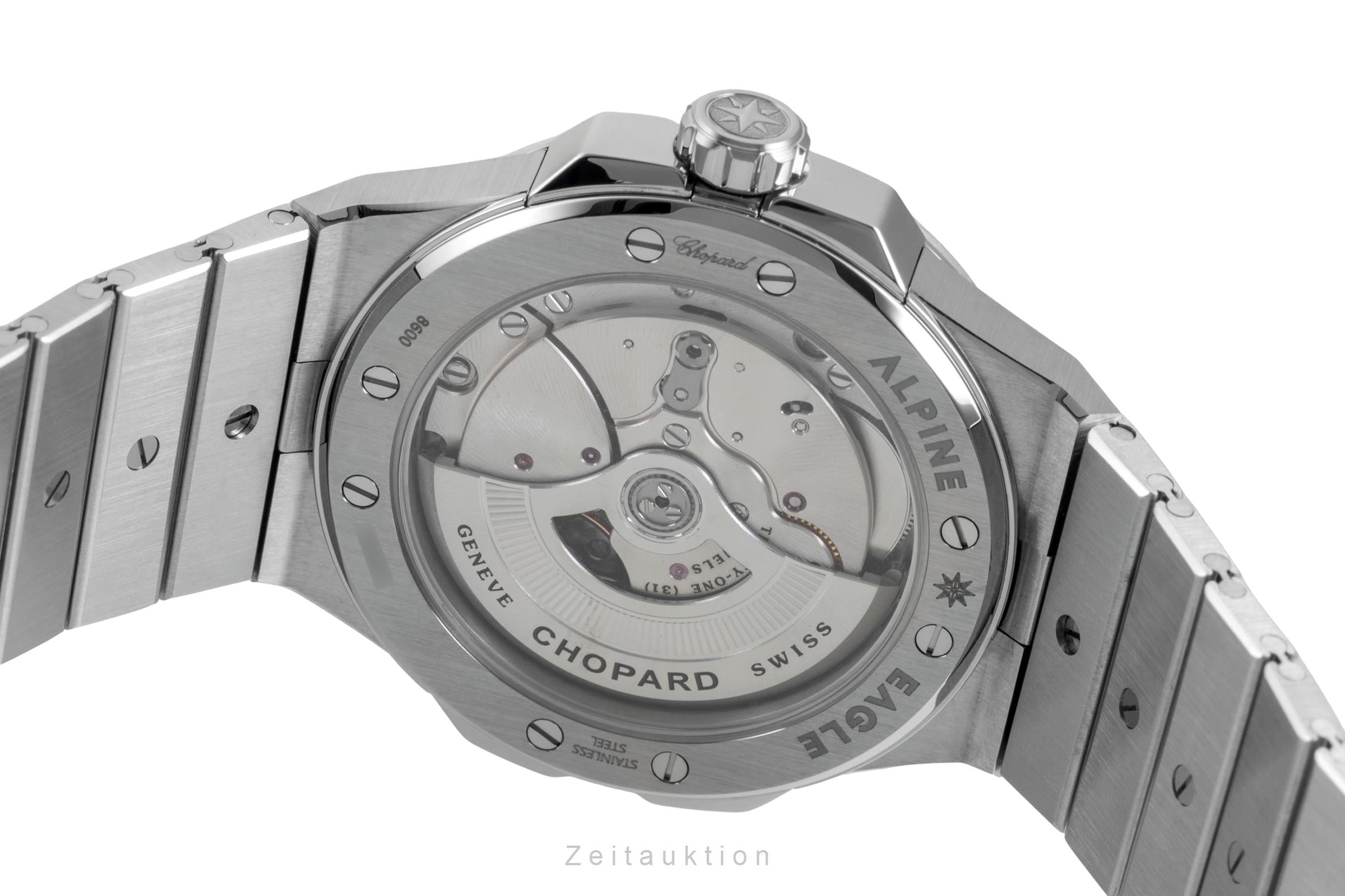 Chopard Alpine Eagle 41 Stahl Automatik Herrenuhr 298600-3002 B&P NP: 16100,- € [2604860]