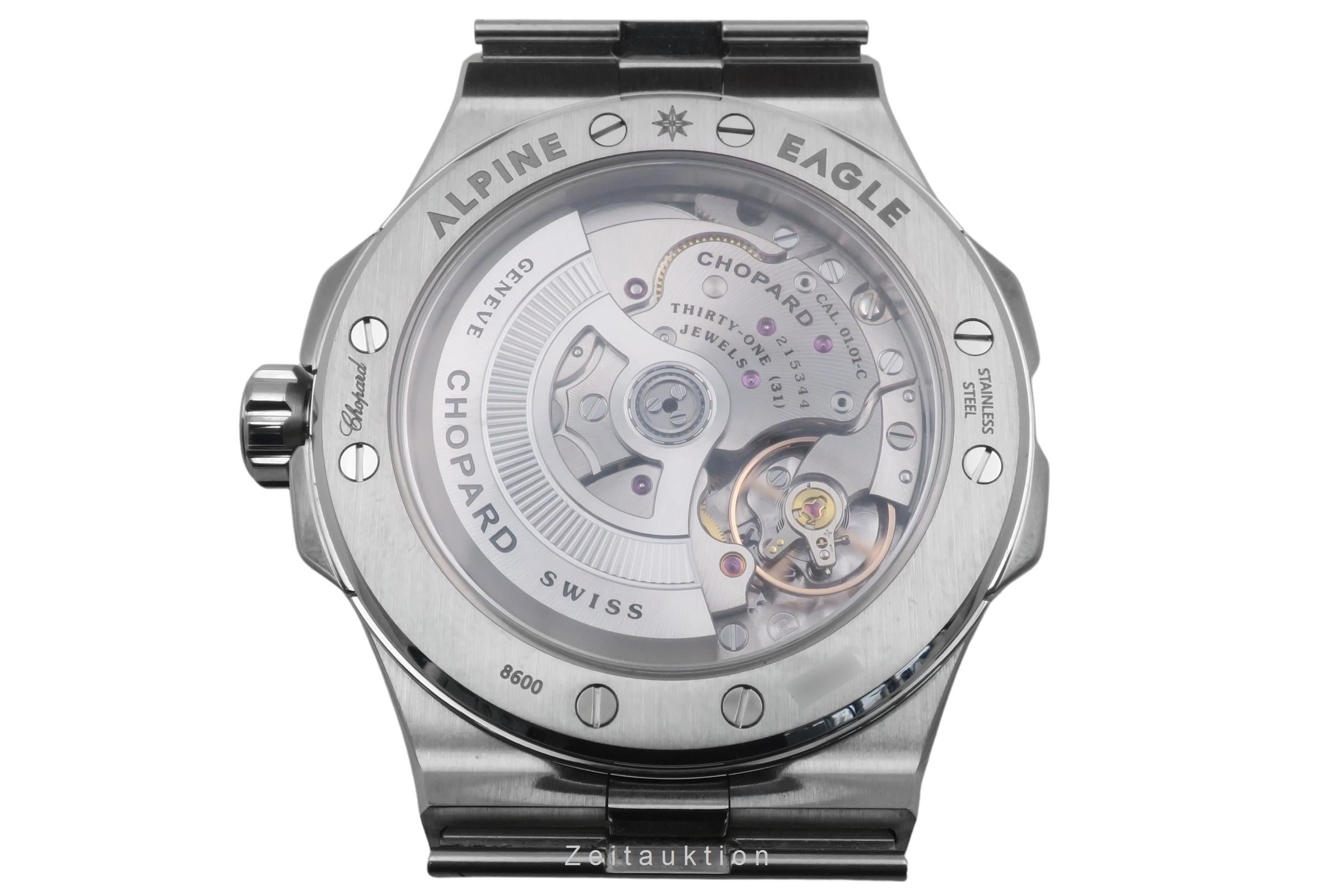 Chopard Alpine Eagle 41 Stahl Automatik Herrenuhr 298600-3002 B&P NP: 16100,- € [2604860]