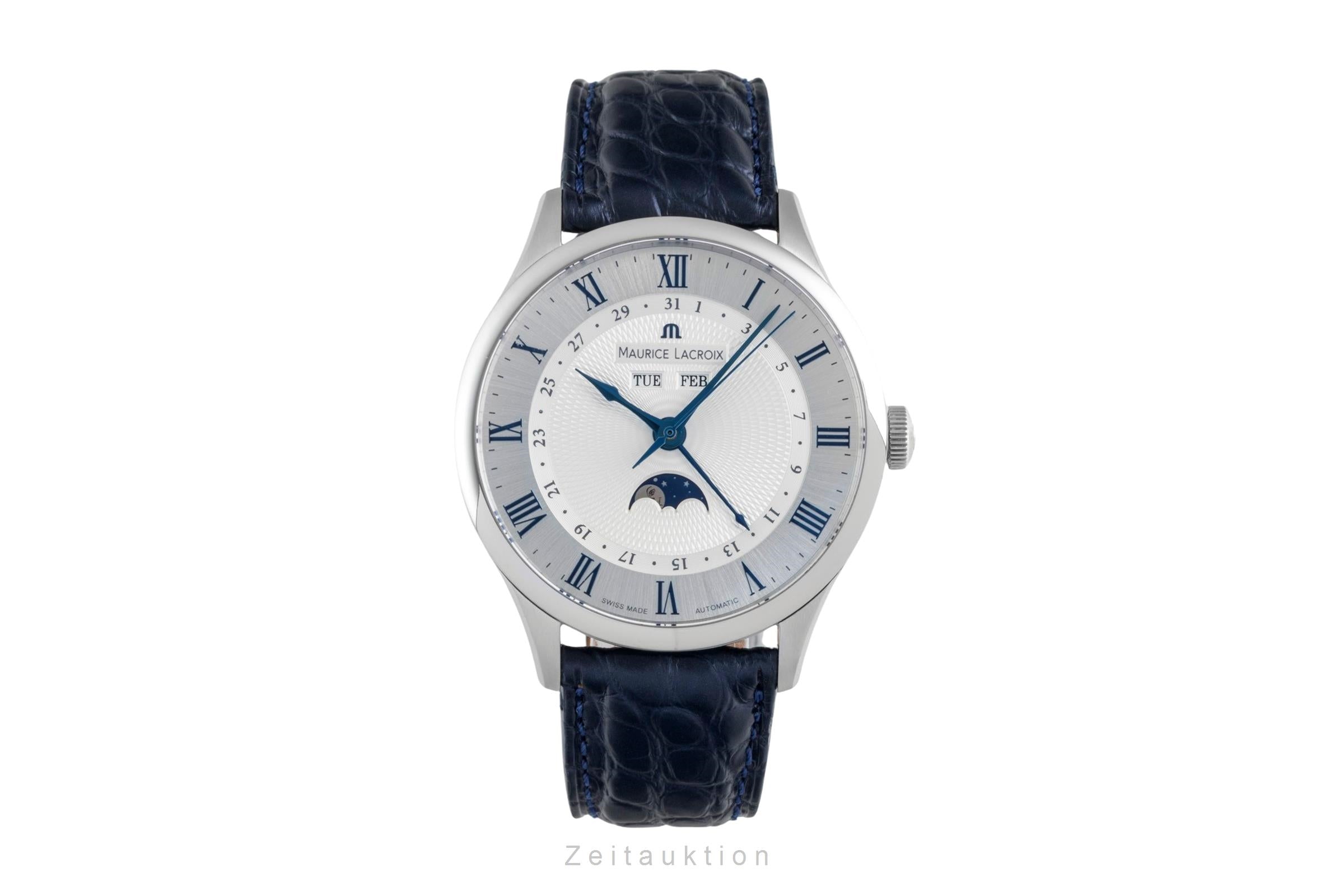 Maurice Lacroix Masterpiece acero automático reloj para caballeros MP6607-SS001-110-1  [2604864]