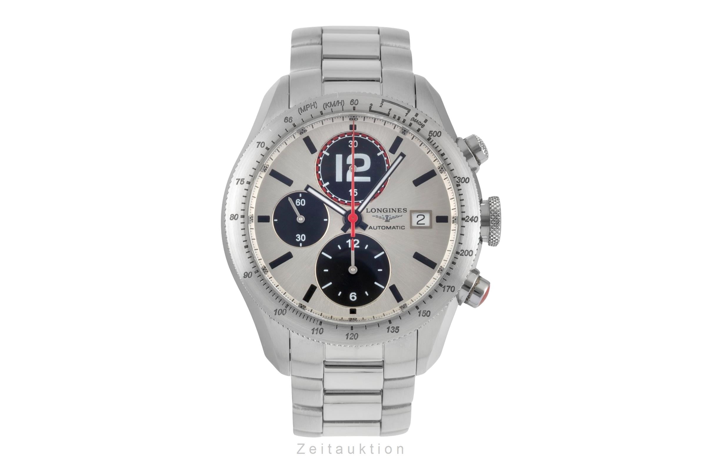 Longines Grande Vitesse chronograph steel automatic men's watch L3.636.4  [2604875]