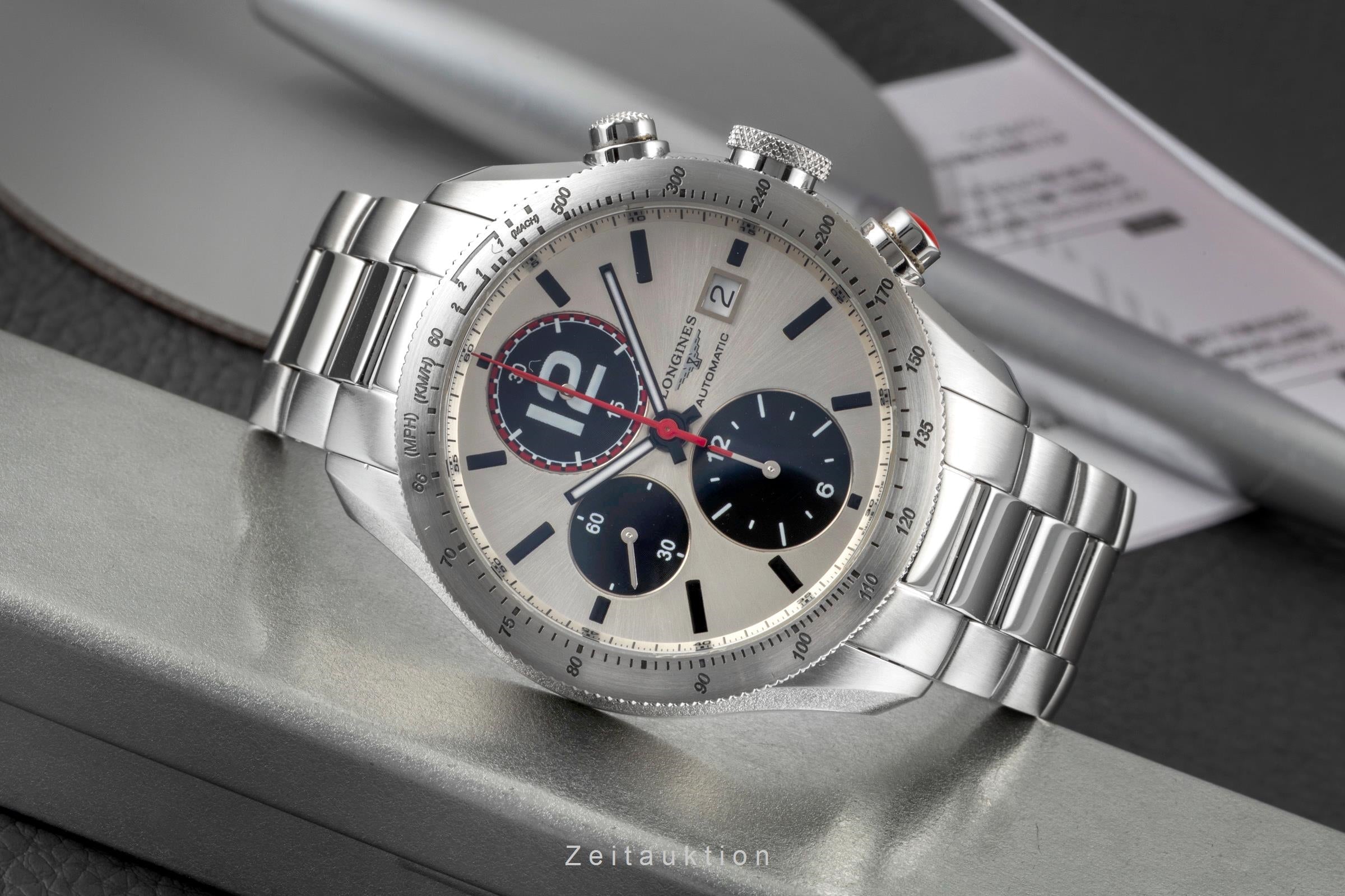 Longines Grande Vitesse chronograph steel automatic men's watch L3.636.4  [2604875]