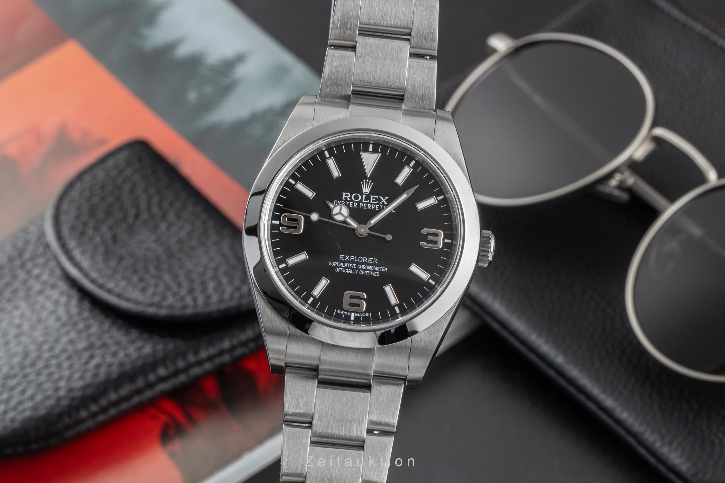 Rolex Oyster Perpetual steel automatic men's watch 214270  [2604876]