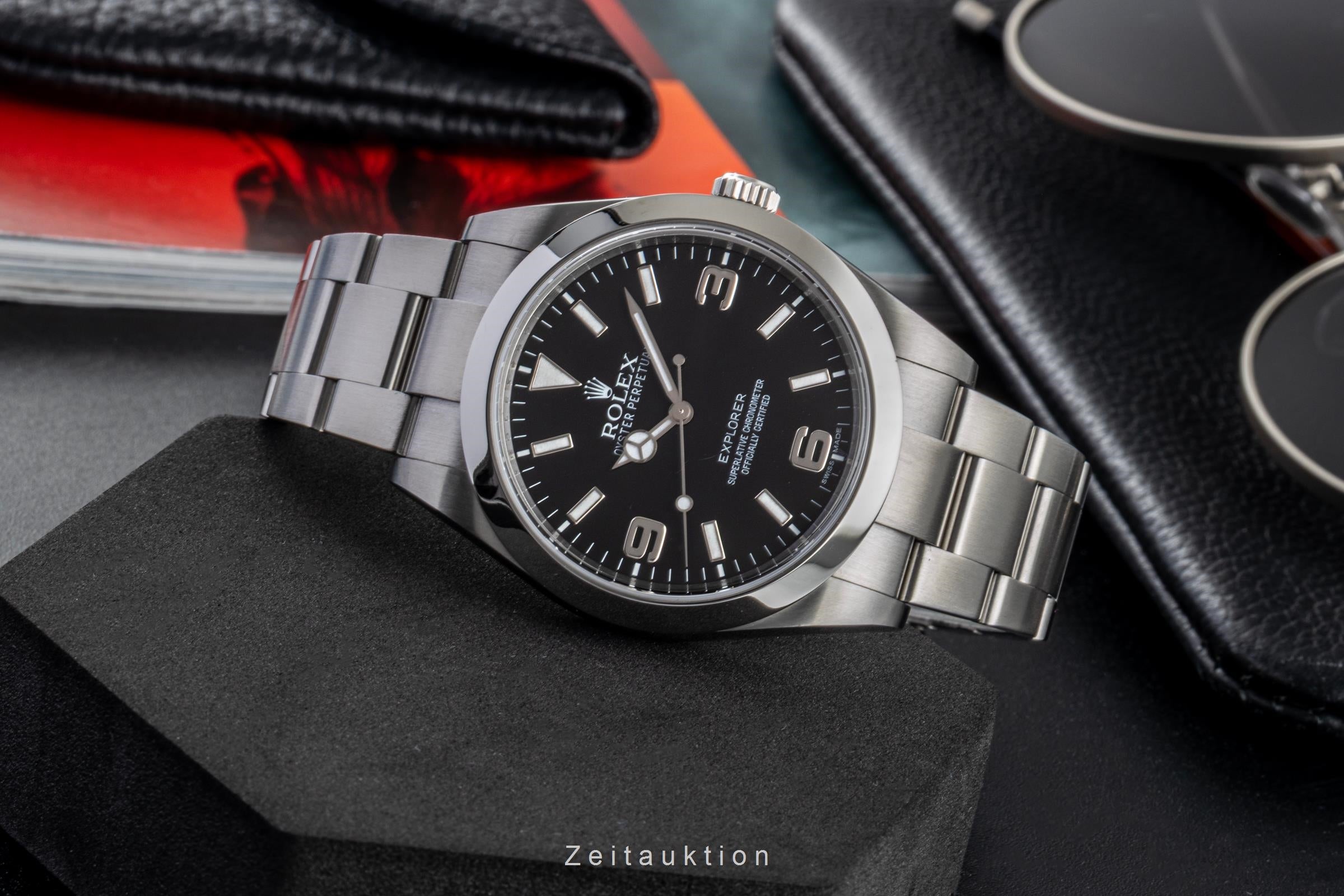 Rolex Oyster Perpetual steel automatic men's watch 214270  [2604876]