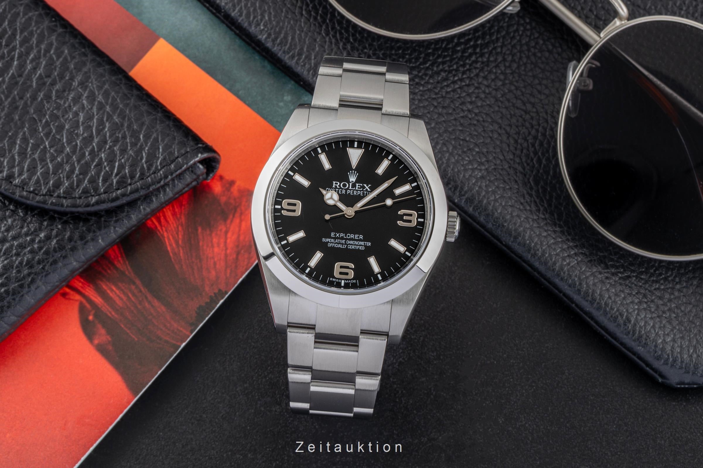 Rolex Oyster Perpetual steel automatic men's watch 214270  [2604876]