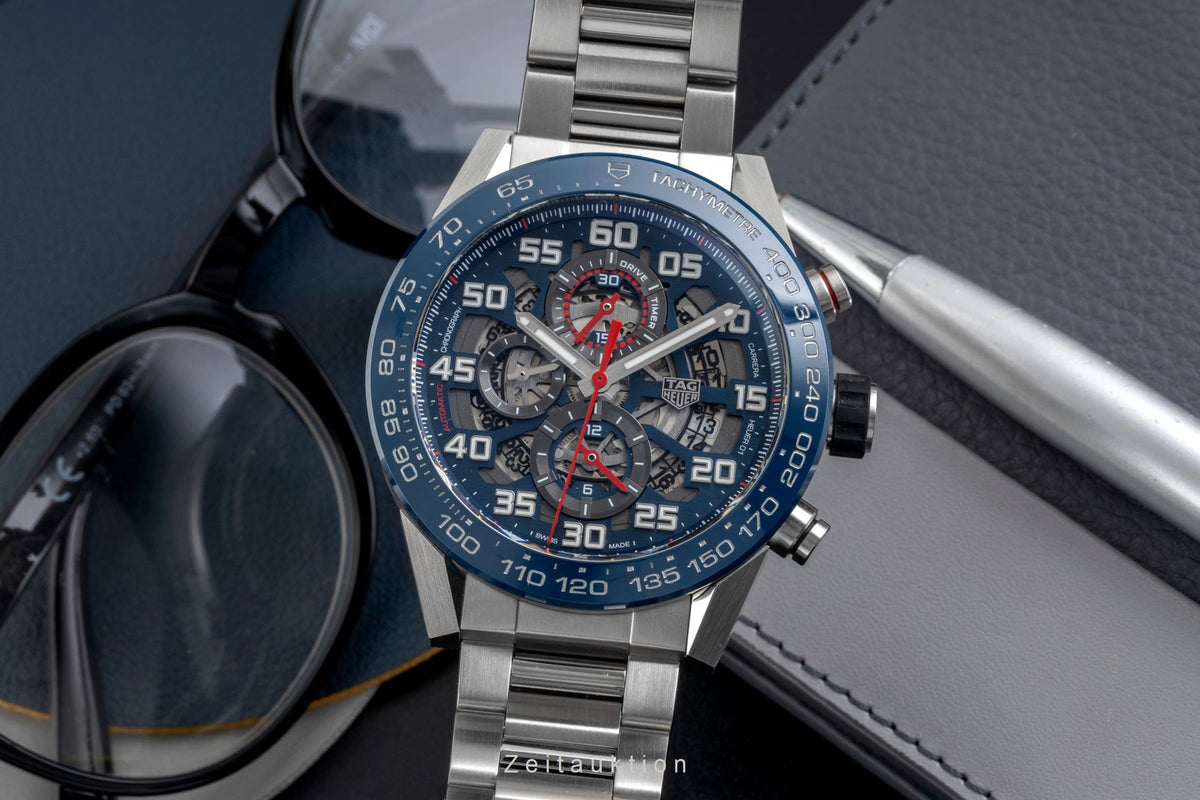Tag Heuer Carrera "Red Bull Racing" Stahl Automatik Ref. CAR2A1K.BA0703 B&P [2604879]