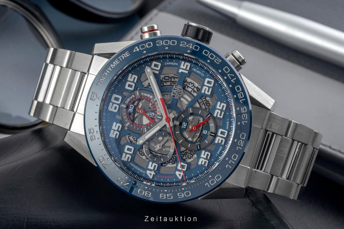 Tag Heuer Carrera "Red Bull Racing" Stahl Automatik Ref. CAR2A1K.BA0703 B&P [2604879]