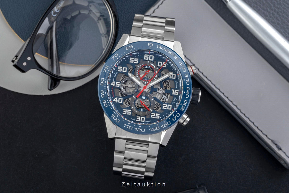 Tag Heuer Carrera "Red Bull Racing" Stahl Automatik Ref. CAR2A1K.BA0703 B&P [2604879]