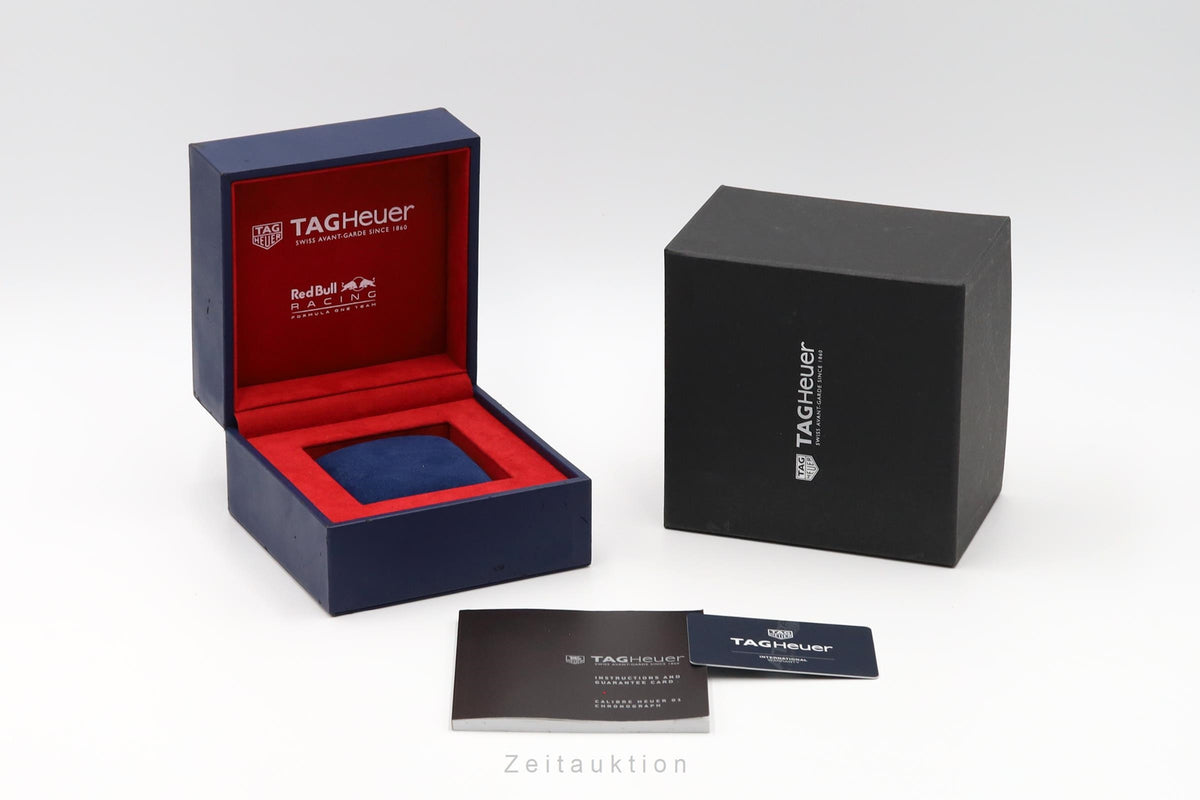 Tag Heuer Carrera "Red Bull Racing" Stahl Automatik Ref. CAR2A1K.BA0703 B&P [2604879]