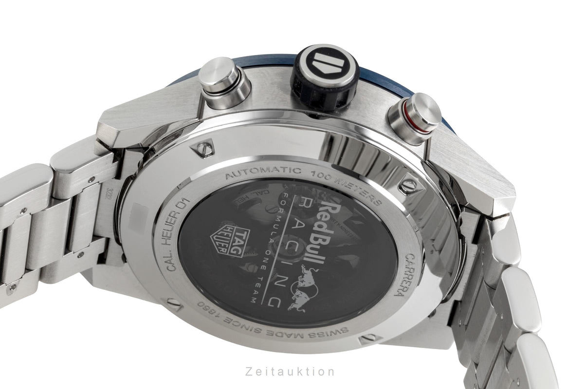 Tag Heuer Carrera "Red Bull Racing" Stahl Automatik Ref. CAR2A1K.BA0703 B&P [2604879]