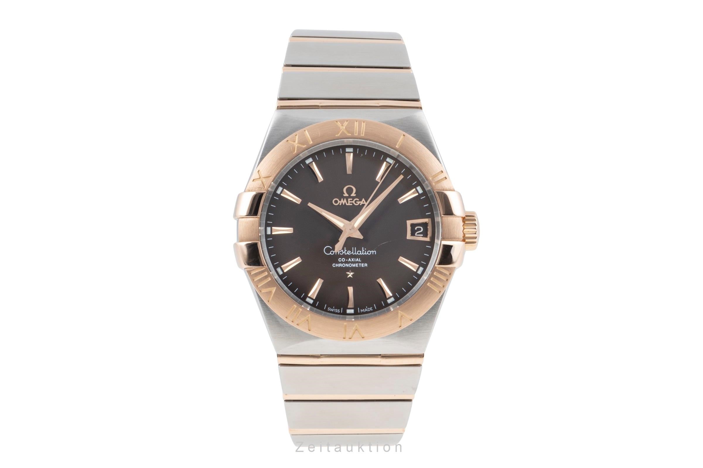 Omega Constellation Co-Axial Stahl / Rotgold Ref.123.20.38.21.13.001 B&P 2013 [2604880]