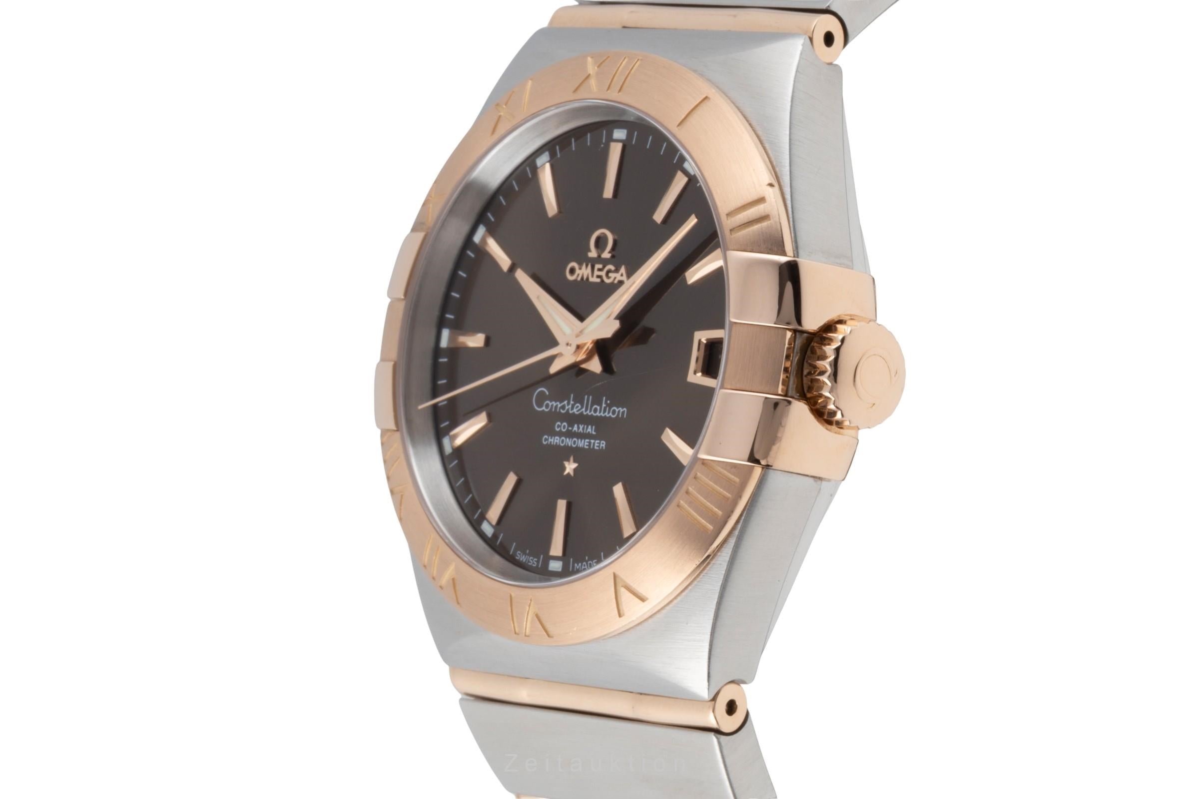 Omega Constellation Co-Axial Stahl / Rotgold Ref.123.20.38.21.13.001 B&P 2013 [2604880]