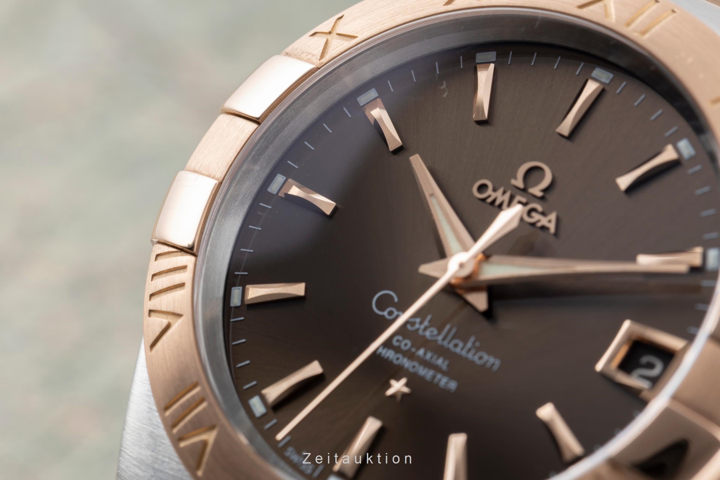 Omega Constellation Co-Axial Stahl / Rotgold Ref.123.20.38.21.13.001 B&P 2013 [2604880]