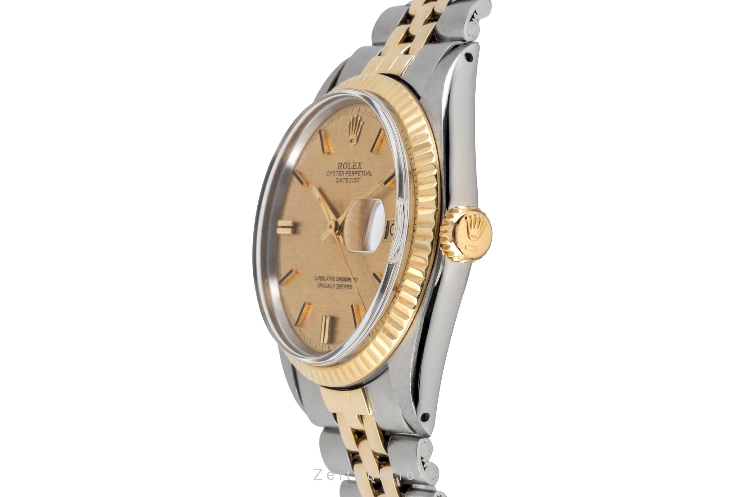 Rolex Datejust acero / oro automático reloj para caballeros 1601 Vintage  [2604881]