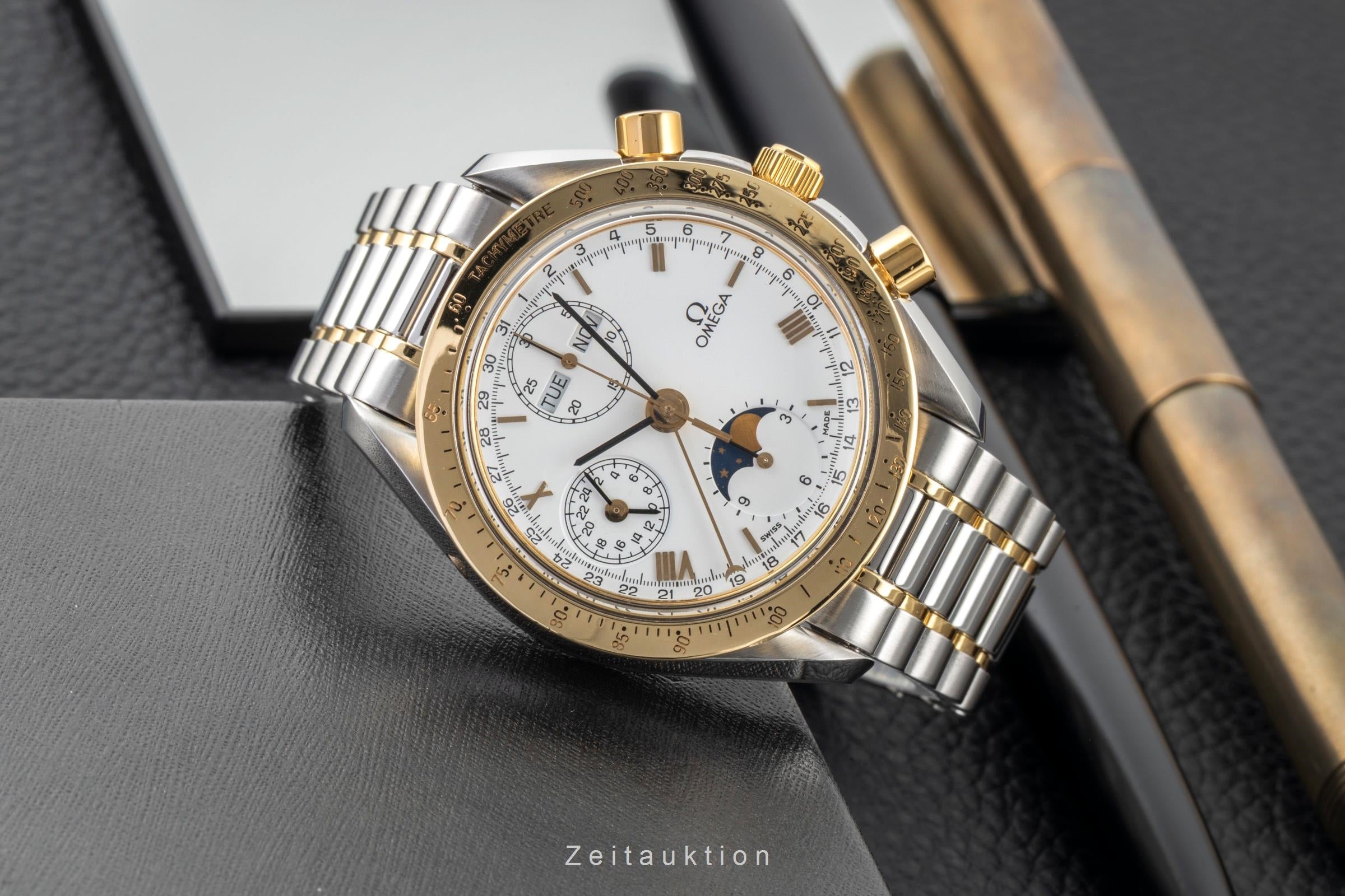 Omega Speedmaster Date cronógrafo acero / oro automático reloj para caballeros 3730.20.00   175.0034  [2604882]