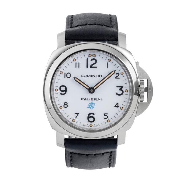 Panerai Luminor Base Logo Stahl Handaufzug Herrenuhr Ref. PAM00630 B&P [2604886]