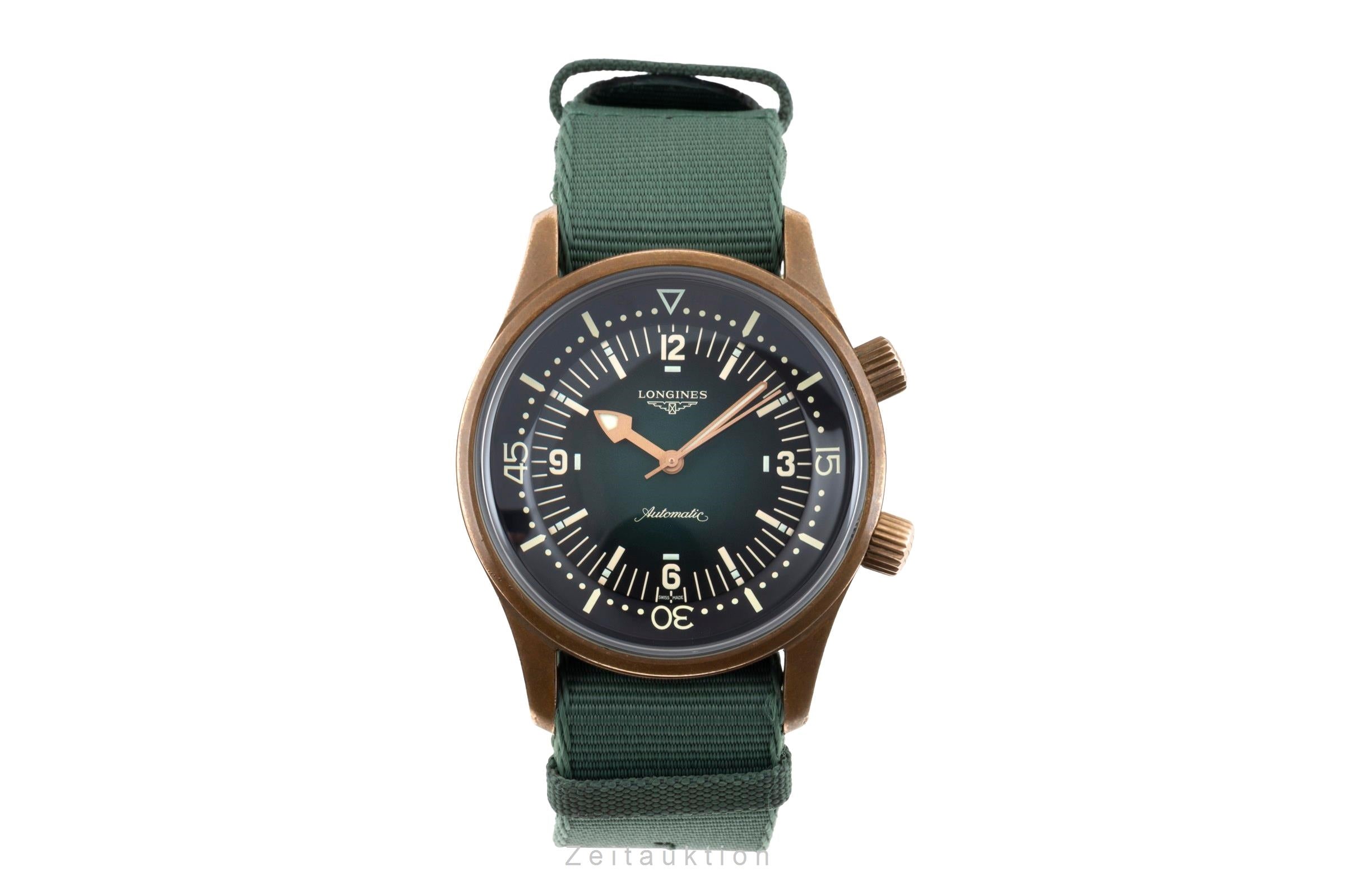 Longines Legend Diver Bronze Automatik Herrenuhr Ref. L3.774.1.50.2 NP: 3400 € [2604887]