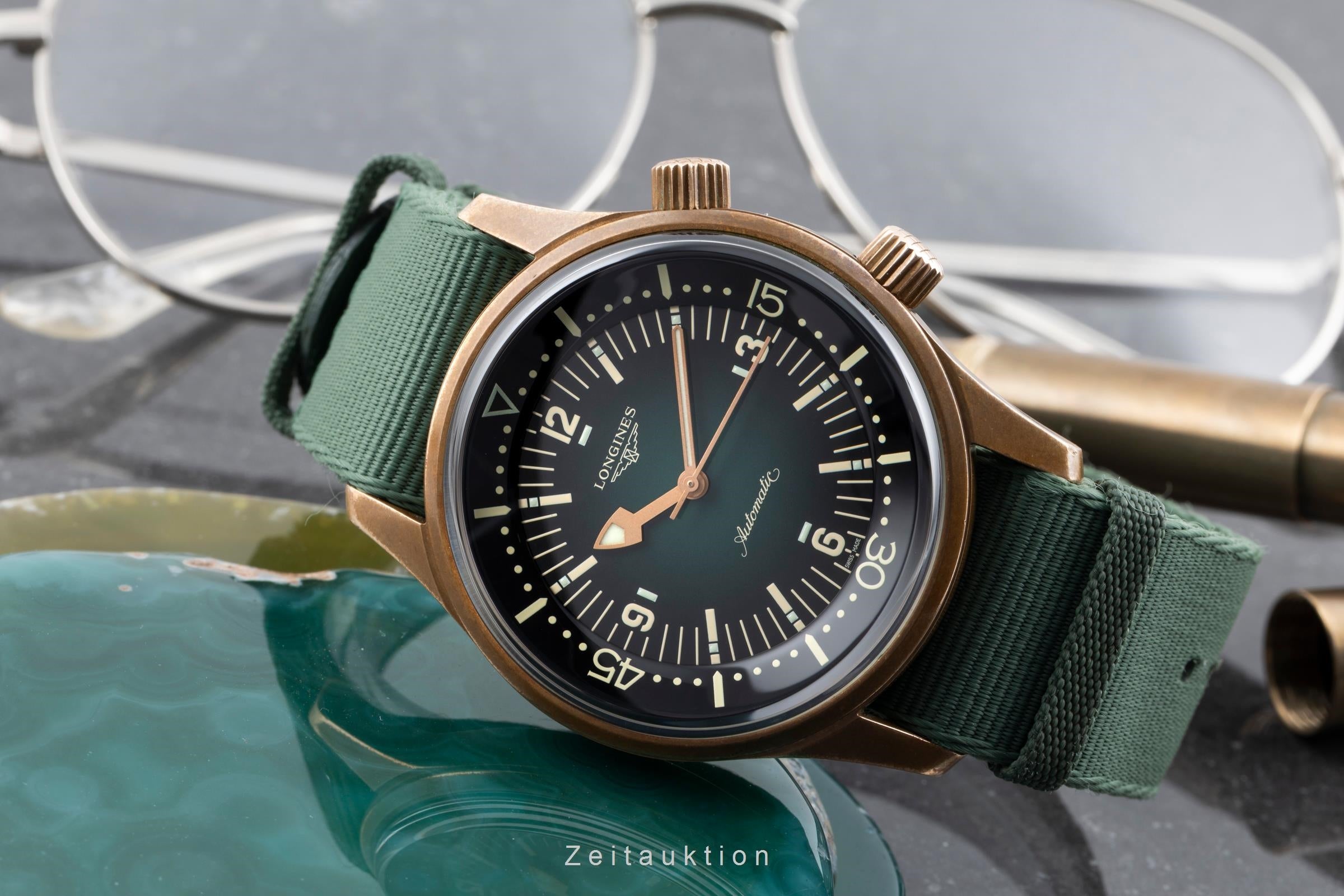 Longines Legend Diver Bronze Automatik Herrenuhr Ref. L3.774.1.50.2 NP: 3400 € [2604887]