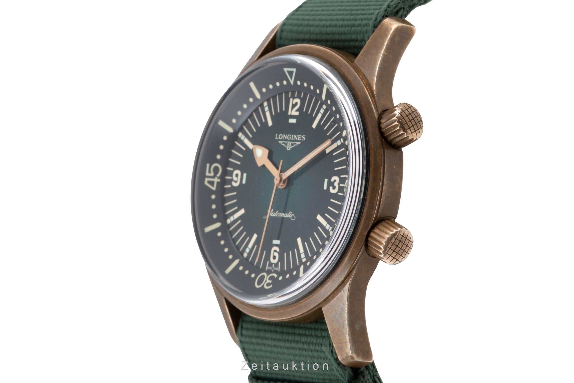 Longines Legend Diver Bronze Automatik Herrenuhr Ref. L3.774.1.50.2 NP: 3400 € [2604887]