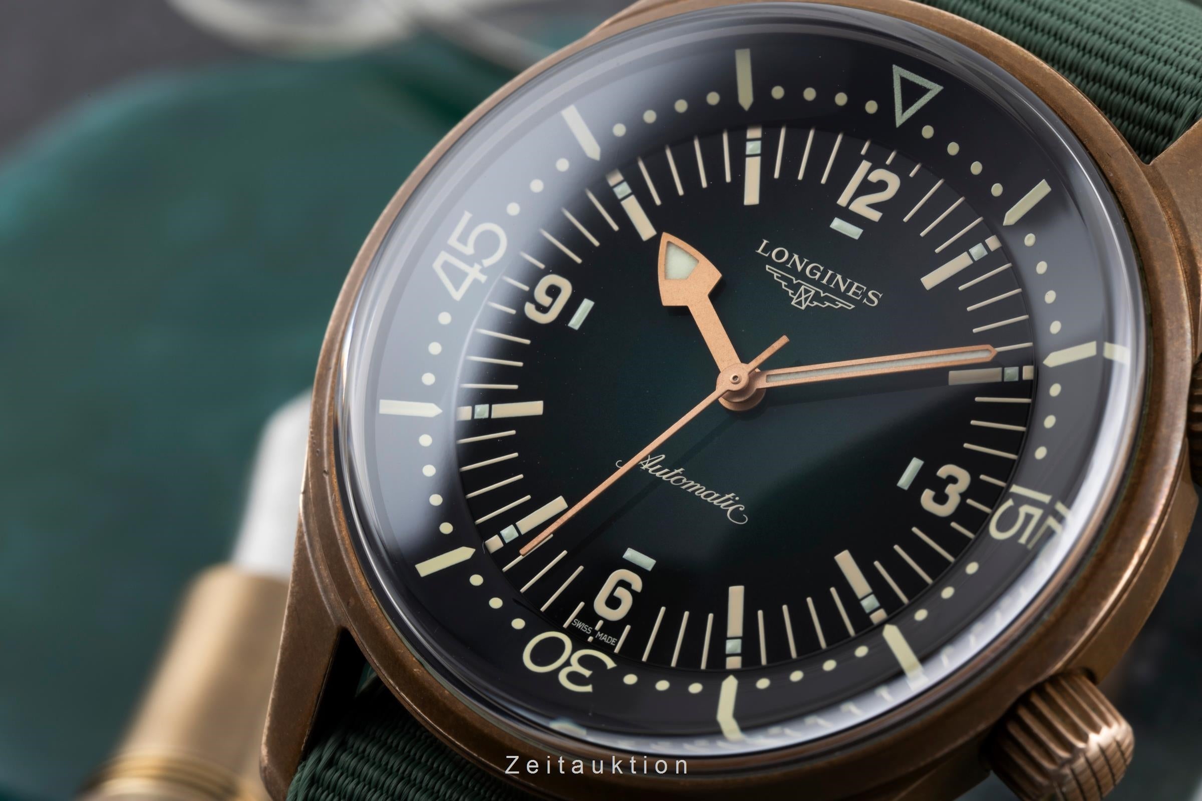 Longines Legend Diver Bronze Automatik Herrenuhr Ref. L3.774.1.50.2 NP: 3400 € [2604887]